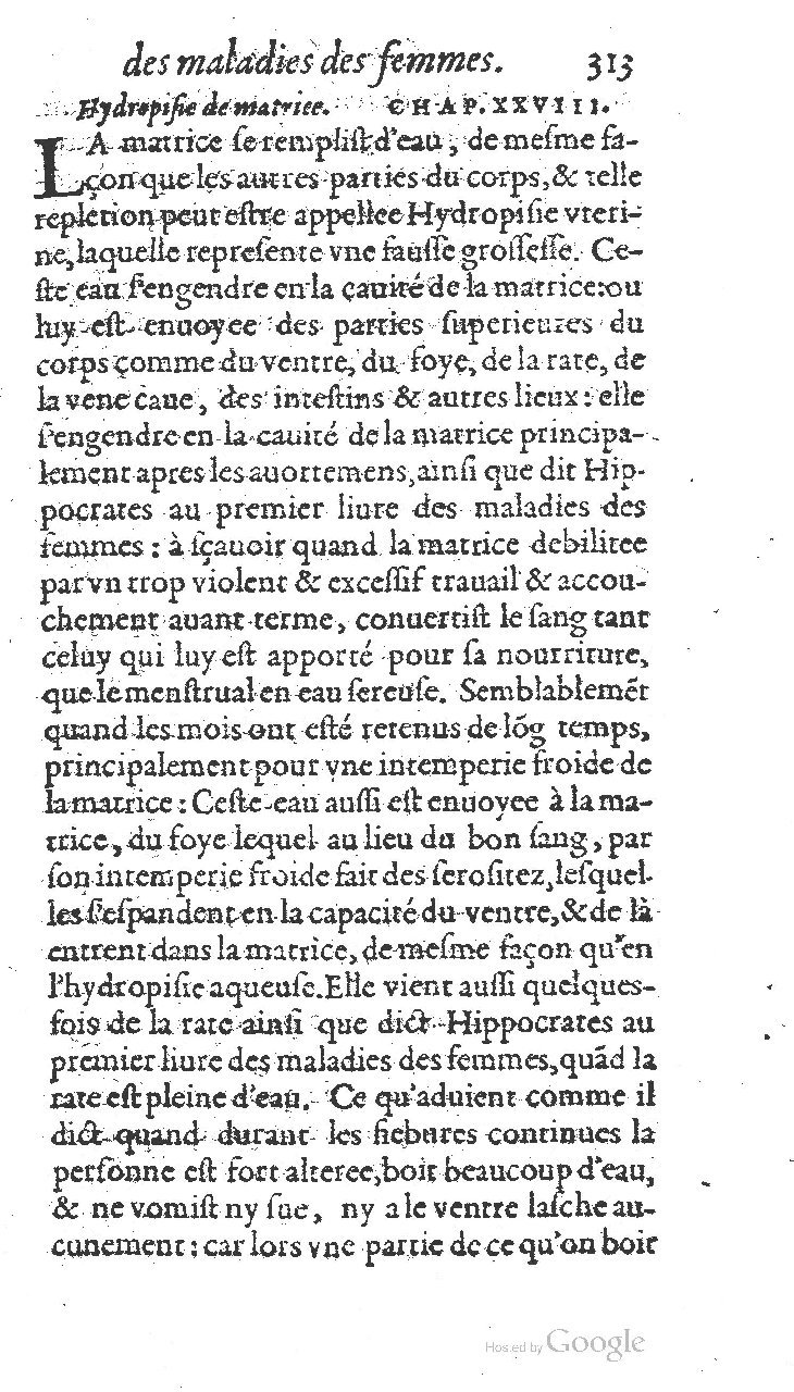 1585 - Jacques du Puis - Trésor des remèdes secrets pour les maladies des femmes - BnF