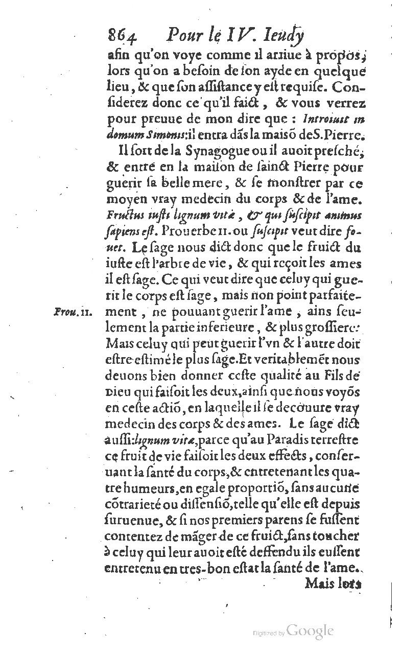 1607 - Nicolas Du Fossé - Trésor quadragésimal - T 01 - BM Lyon