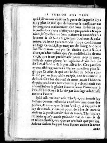 1574 - Benoît Rigaud - Trésor des vies de Plutarque - Avignon