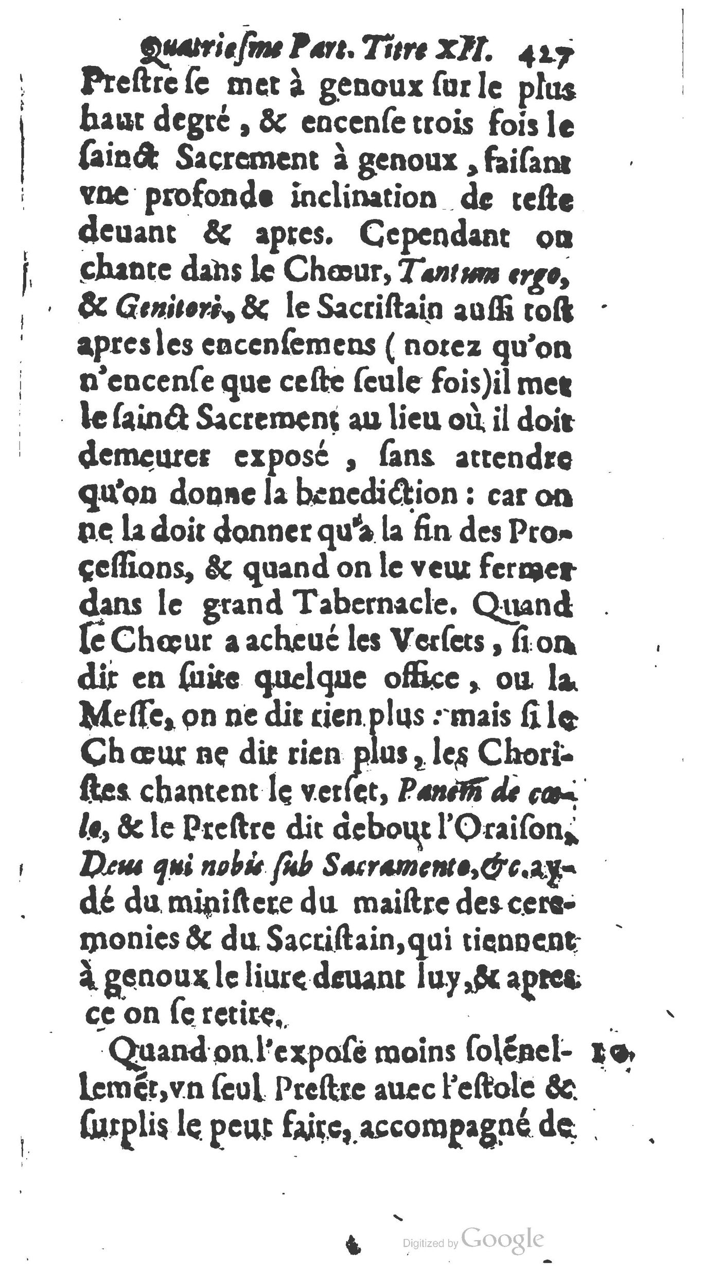 1651 - Jean Guillermet - Abrégé du trésor des cérémonies ecclésiastiques - BM Lyon