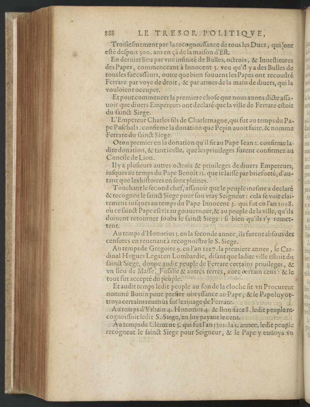 1608 - Nicolas Du Fossé - Trésor politique - BnF Tolbiac