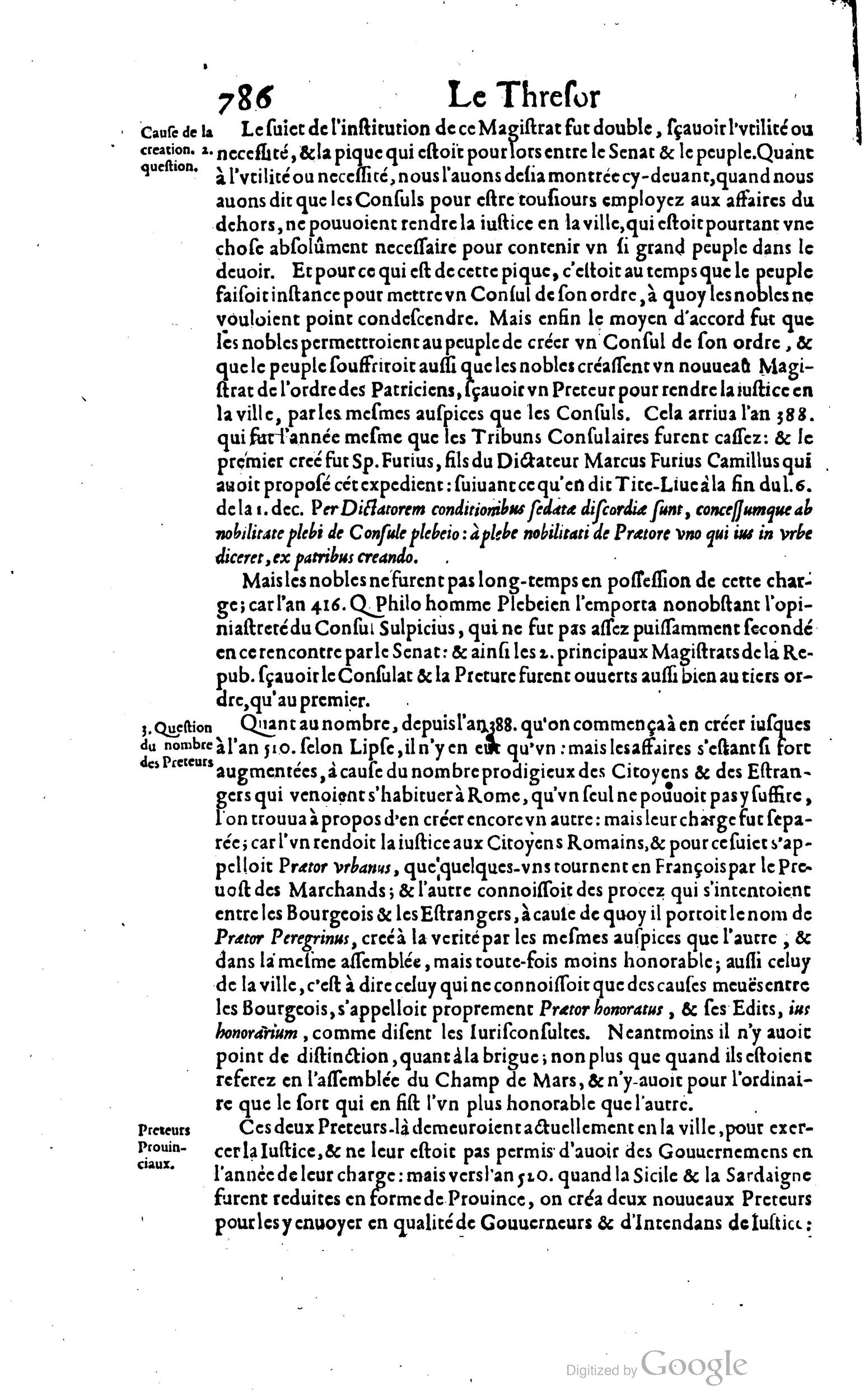 1650 - Denis Thierry - Trésor des antiquités romaines - BM Lyon