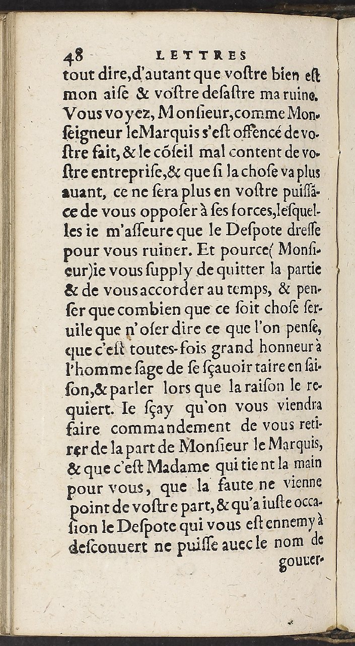 1597 - Jean Osmont - Trésor des secrétaires - Brno