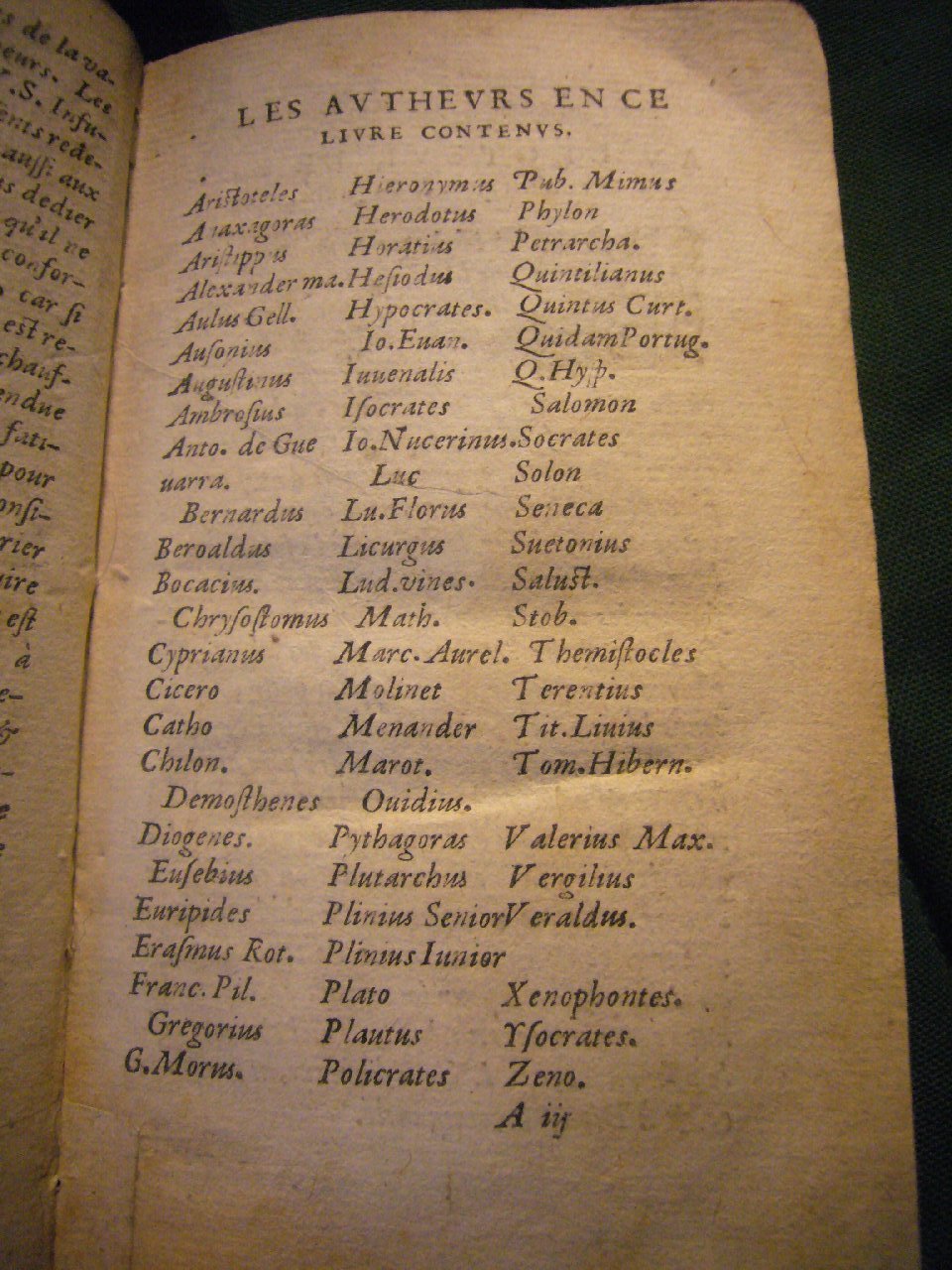 1617 - François Lefebvre - Trésor de sentences dorées et argentées - BnF Tolbiac