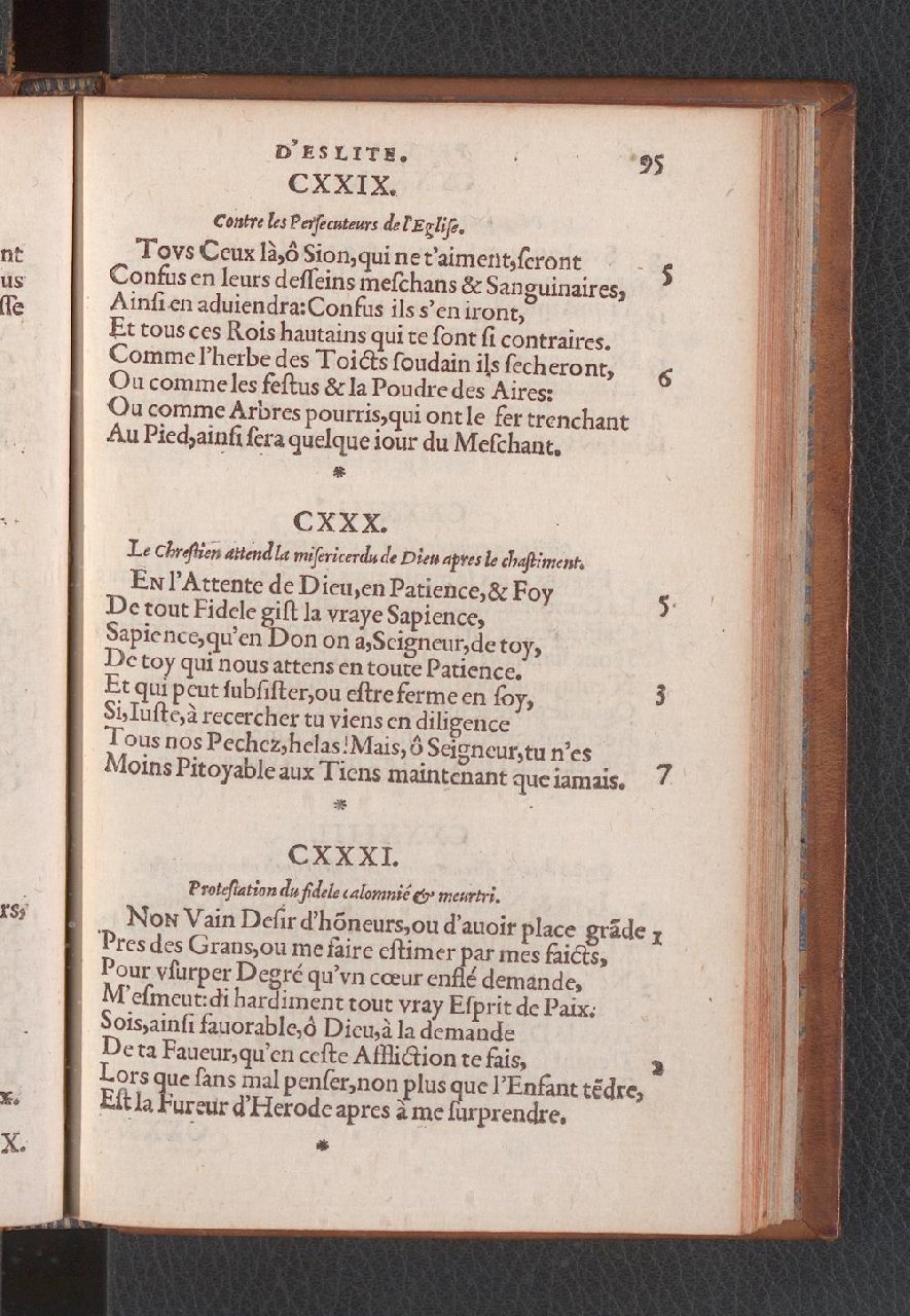 1577 - Jean de Laon - Trésor des 150 psaumes de David - Genève
