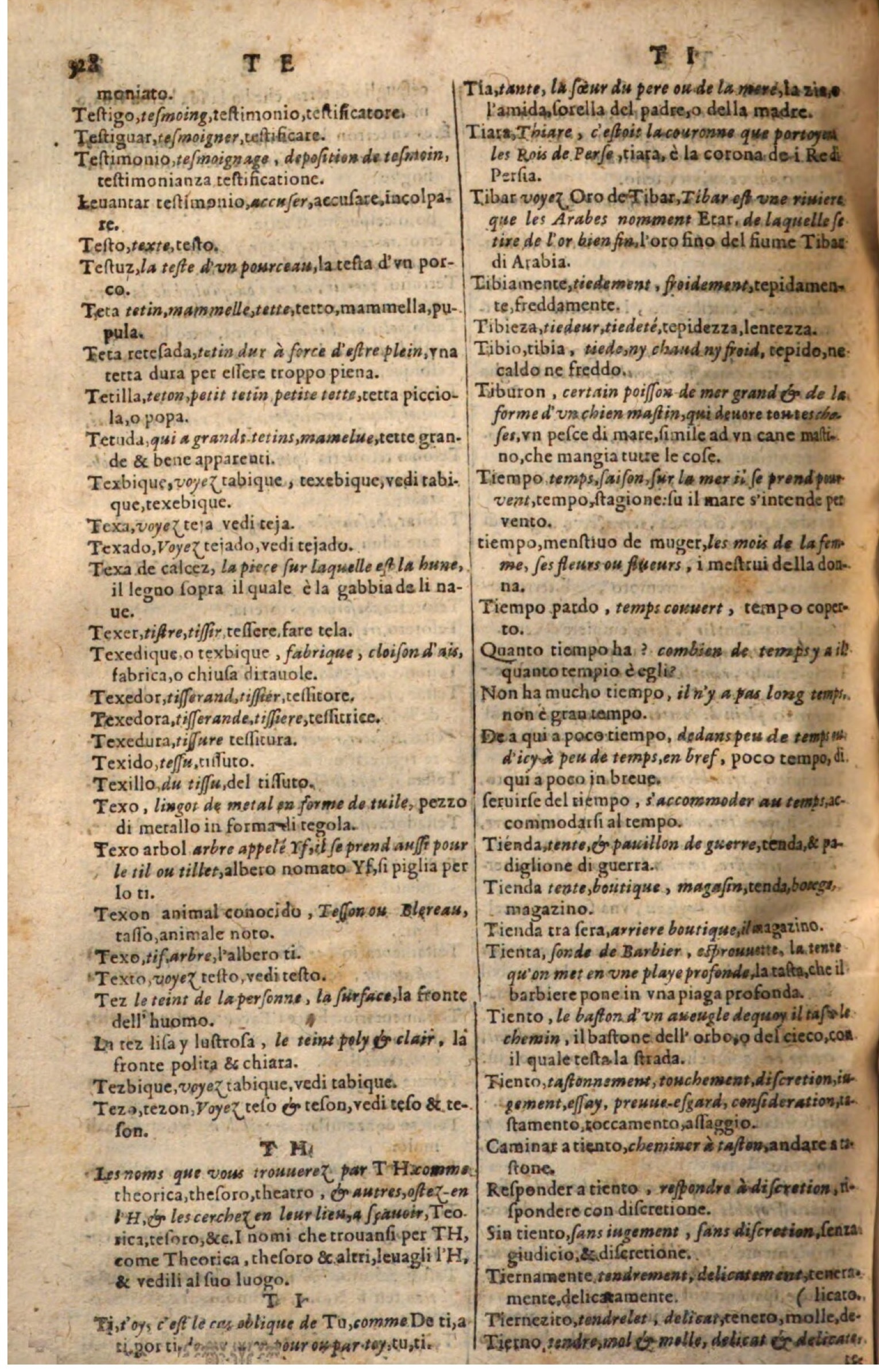 1644 - Jacques Crespin - Trésor des trois langues - Passau