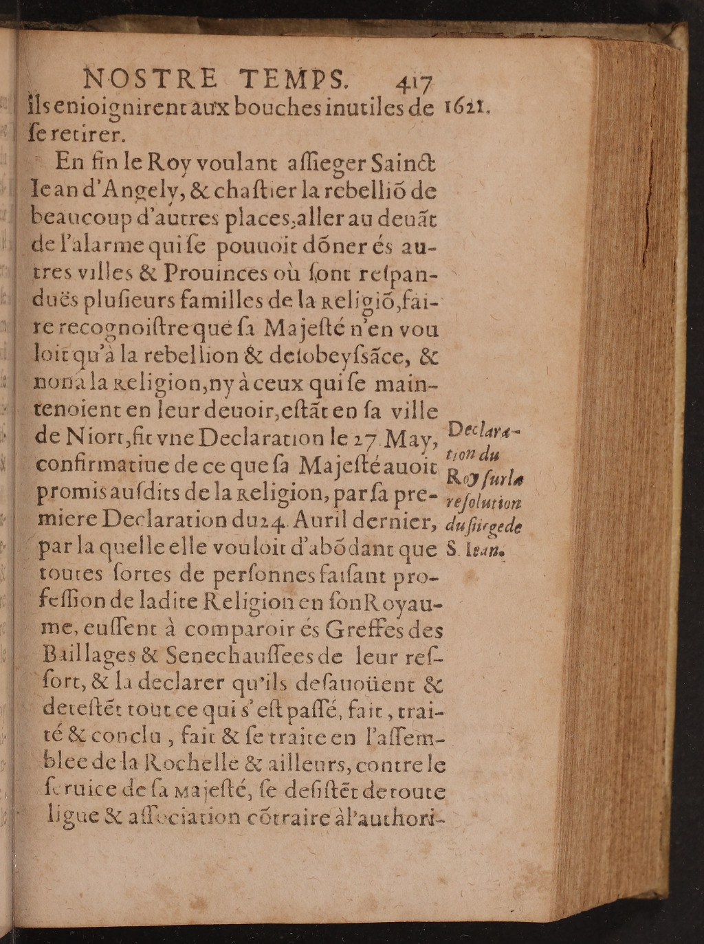 1626 - Joseph Bouillerot - Trésor de l’histoire générale de notre temps - BnF Arsenal