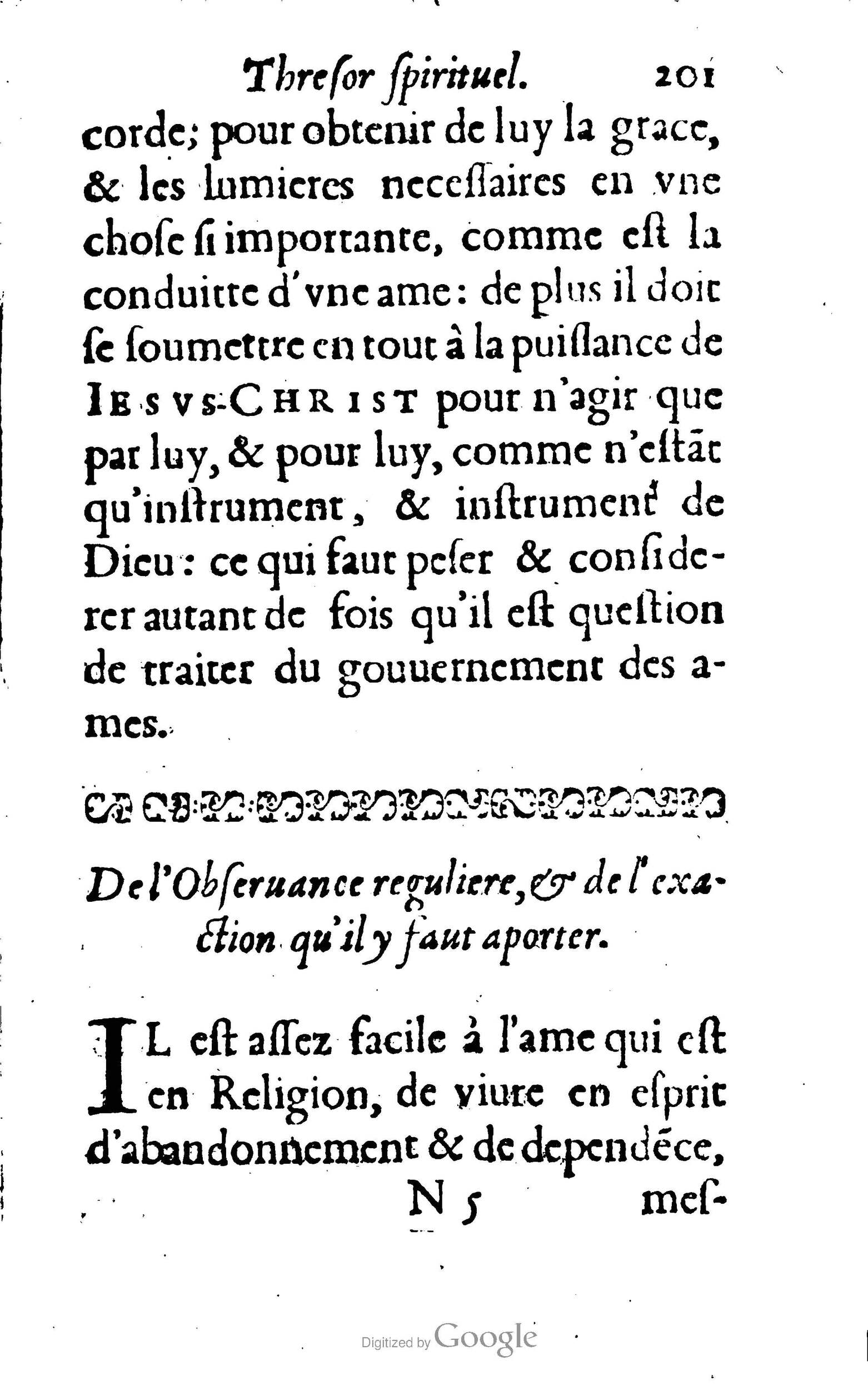 1633 - François Waudré - Trésor spirituel contenant les excellences du christianisme - BM Lyon