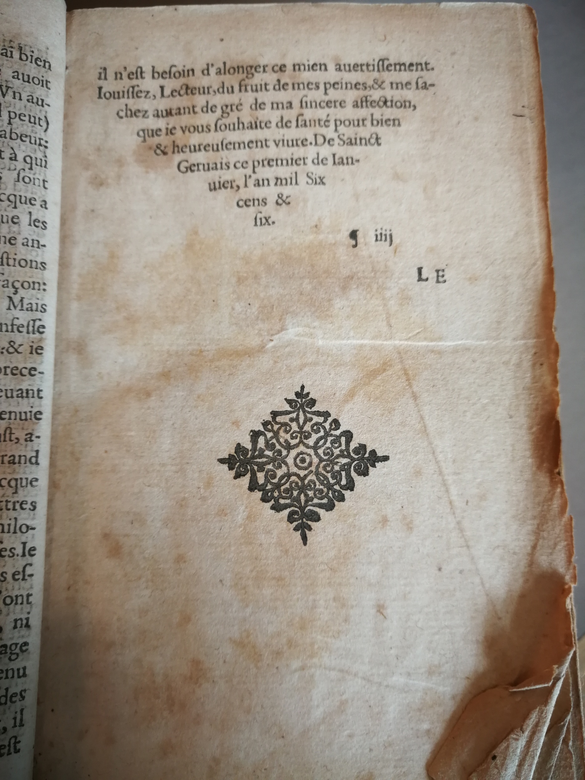 1606 - Jean Arnaud - Œuvres morales et mêlées de Sénèque, Trésor de philosophie morale - BM Marseille