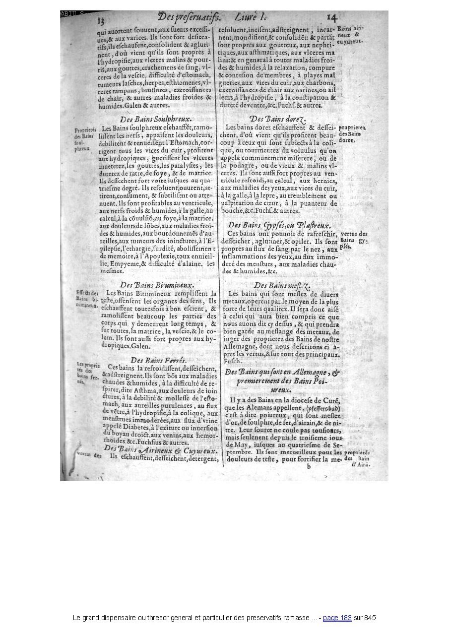 1609 - Étienne Gamonet - Grand dispensaire ou Trésor général et particulier des préservatifs - BIU Santé 1609 - Étienne Gamonet - Grand dispensaire ou Trésor général et particulier des préservatifs - BIU Santé