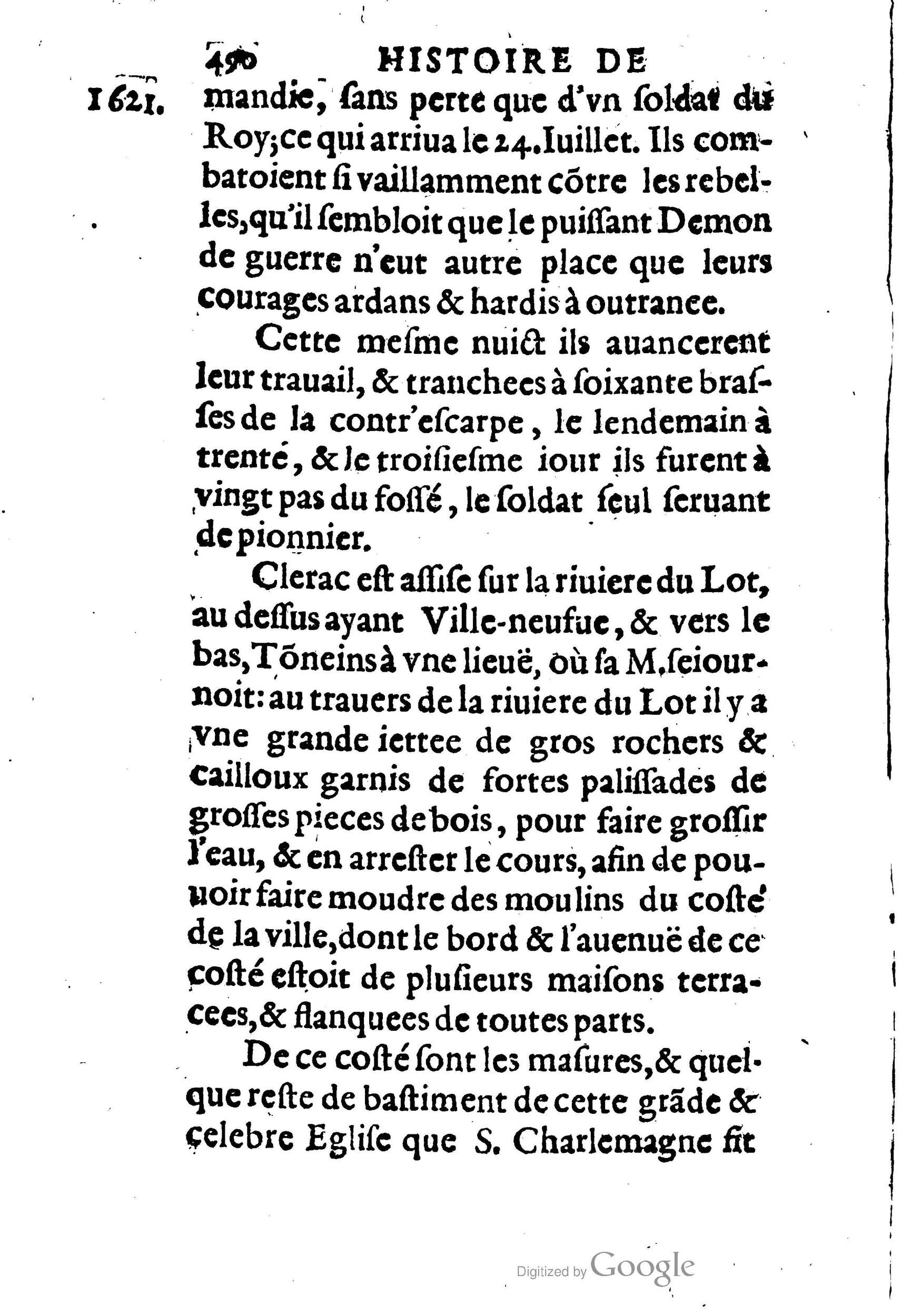 1623 - Joseph Bouillerot - Trésor de l’histoire générale de notre temps - BM Lyon