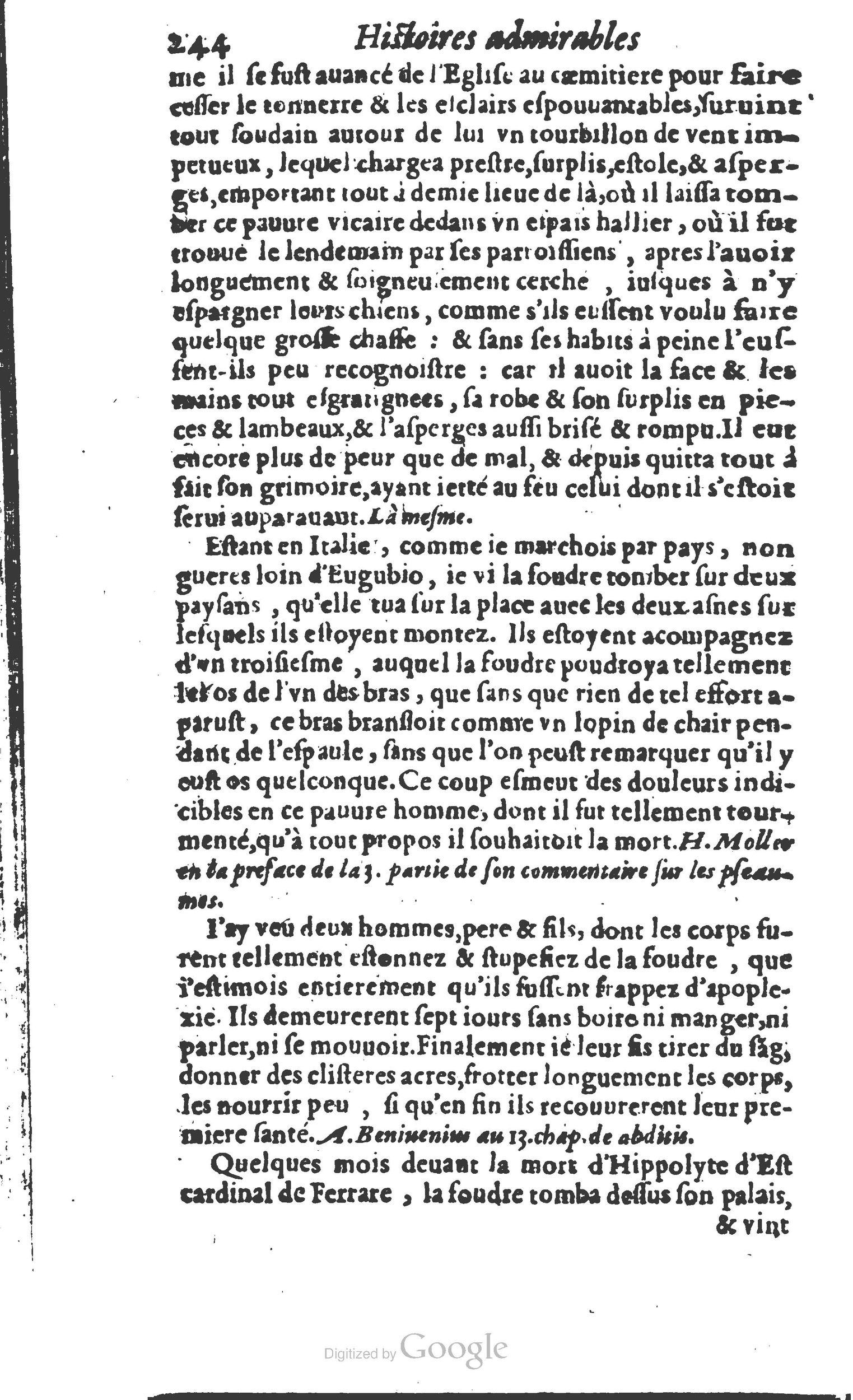 1610 - Paul Marceau - Trésor d’histoires admirables et mémorables - Princeton 1610 - Paul Marceau - Trésor d’histoires admirables et mémorables - Princeton