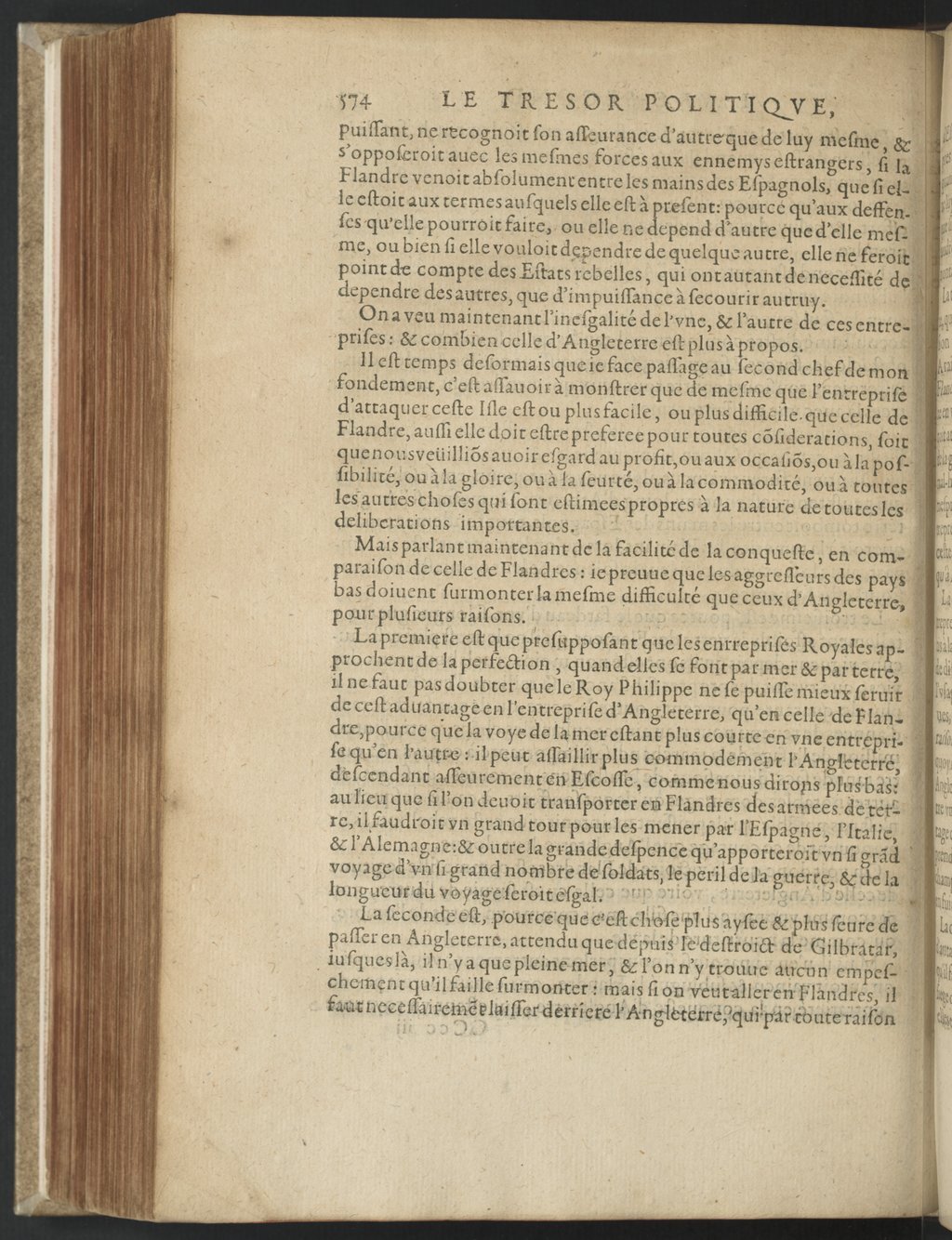 1608 - Nicolas Du Fossé - Trésor politique - BnF Tolbiac