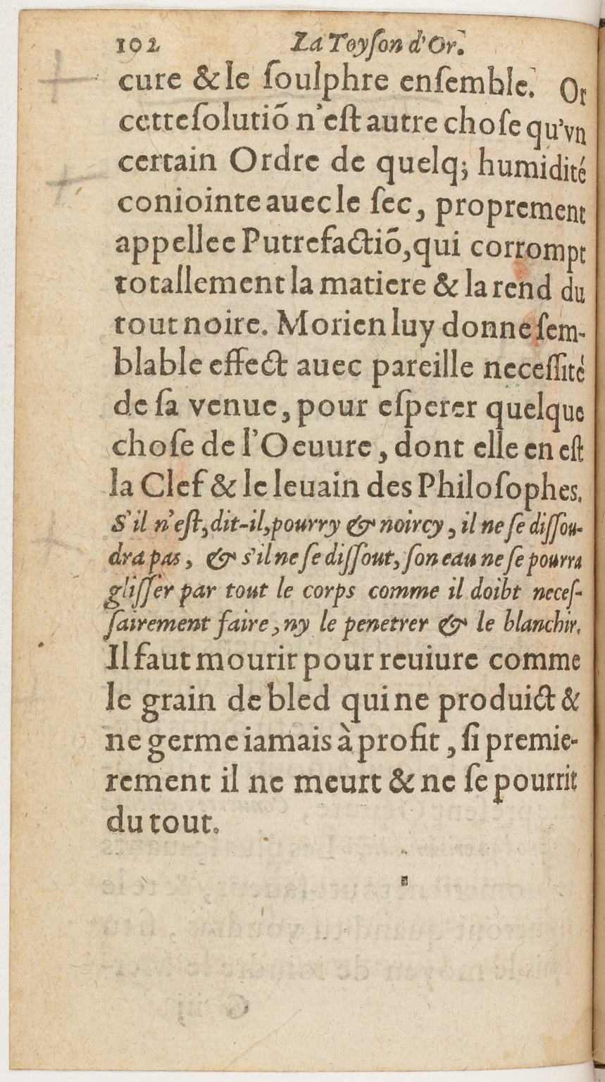 1612 - Charles Sevestre - Toison d’or ou la fleur des Trésors - BnF