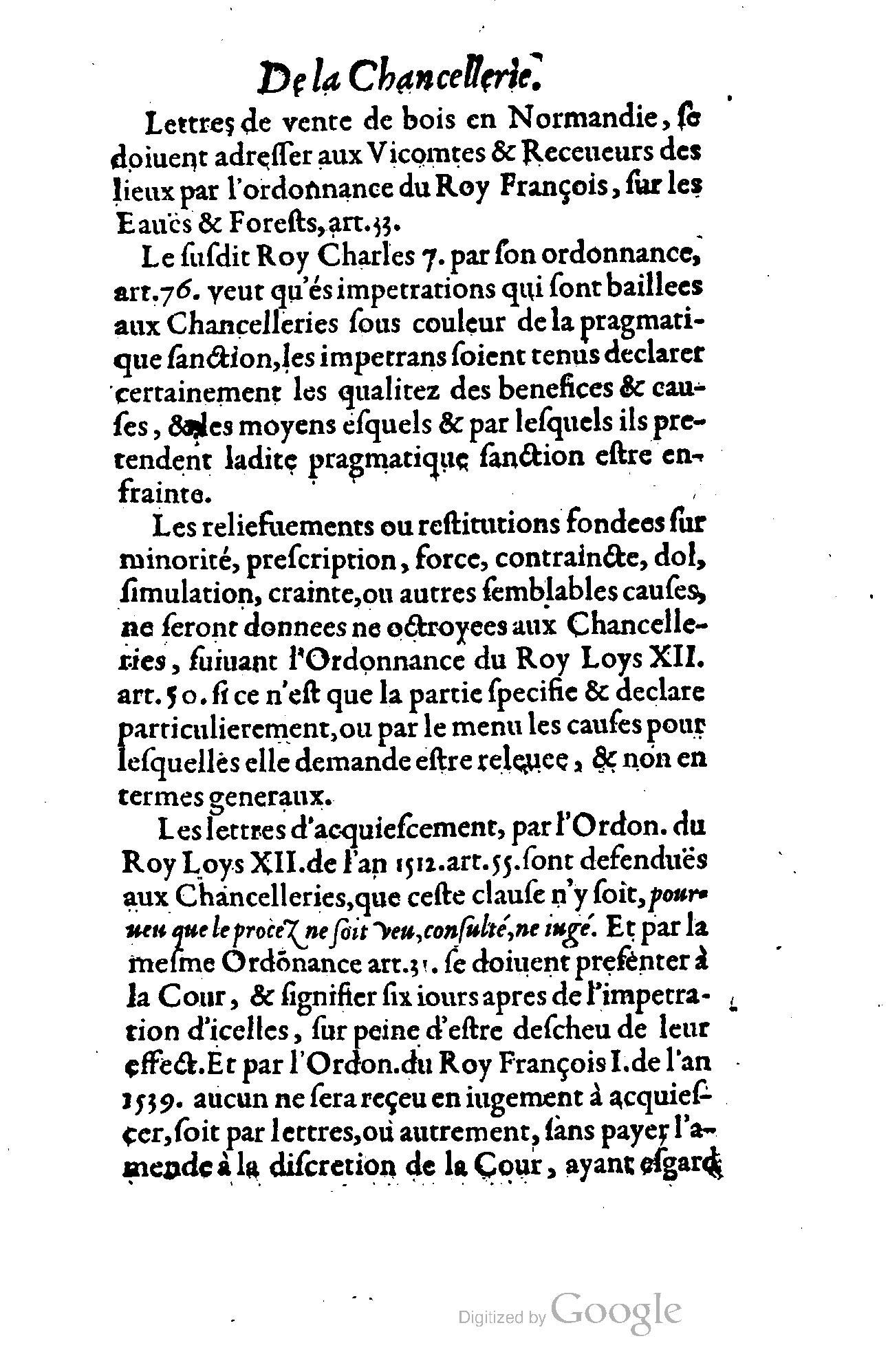 1614 - Jean Richer - Trésor du nouveau style et protocole de la chancellerie de France - BSB Munich