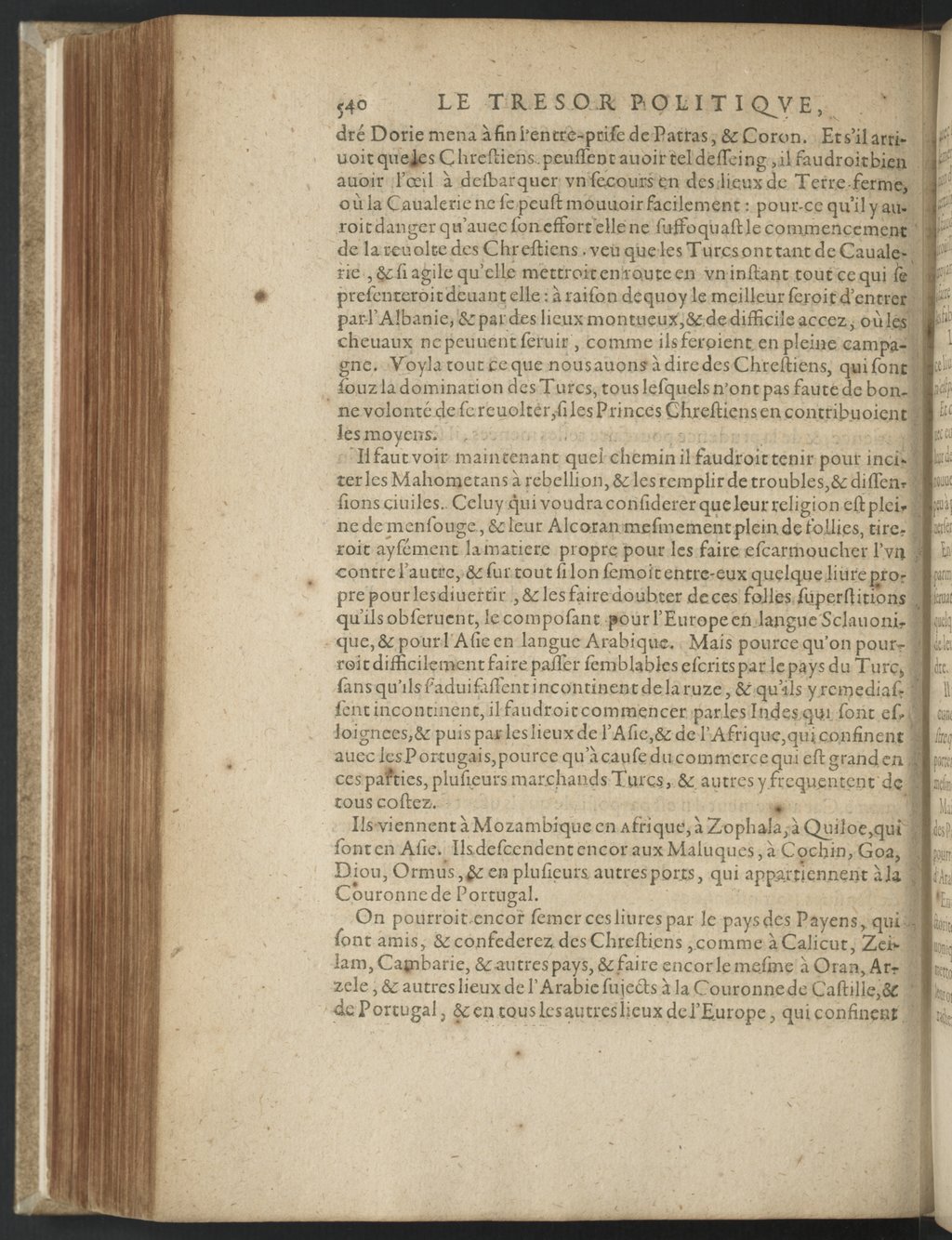 1608 - Nicolas Du Fossé - Trésor politique - BnF Tolbiac