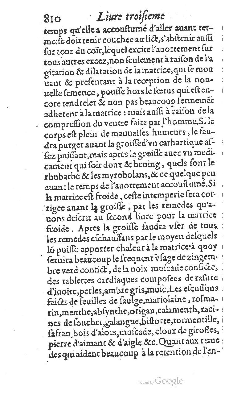 1585 - Jacques du Puis - Trésor des remèdes secrets pour les maladies des femmes - BnF