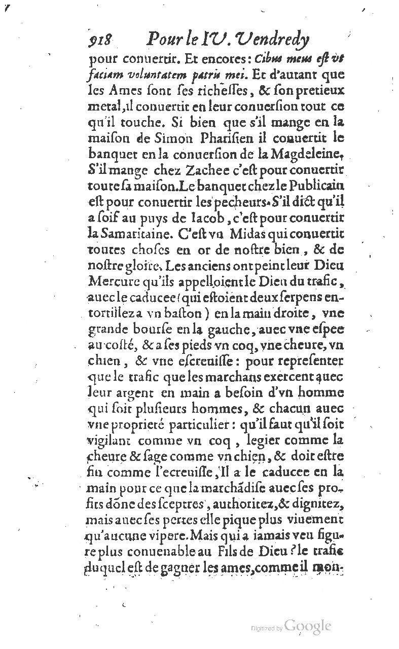 1607 - Nicolas Du Fossé - Trésor quadragésimal - T 01 - BM Lyon