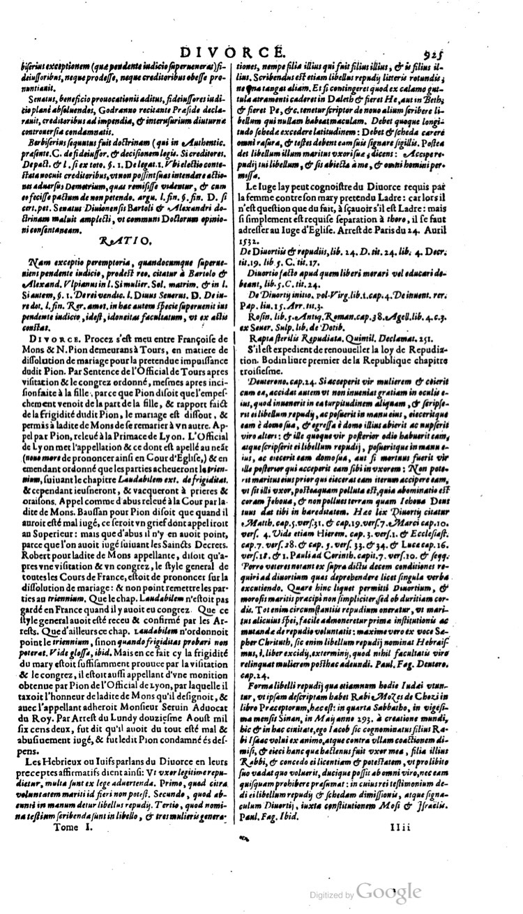 1629 - Veuve Nicolas Buon - Trésor du droit français (21754 T. 1) - BM Lyon