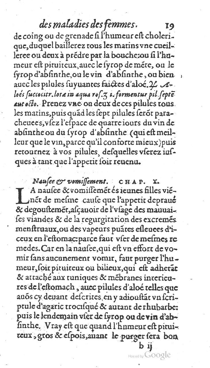 1585 - Jacques du Puis - Trésor des remèdes secrets pour les maladies des femmes - BnF
