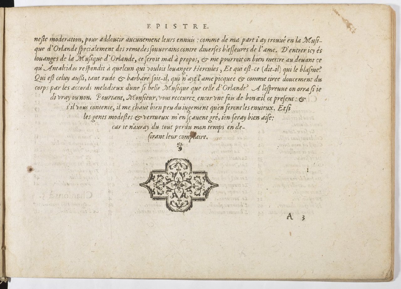 1594 - Paul Marceau - Trésor de musique d&#039;Orlande de Lassus, Superius, Bassus, Tenor, Quinta pars - BnF