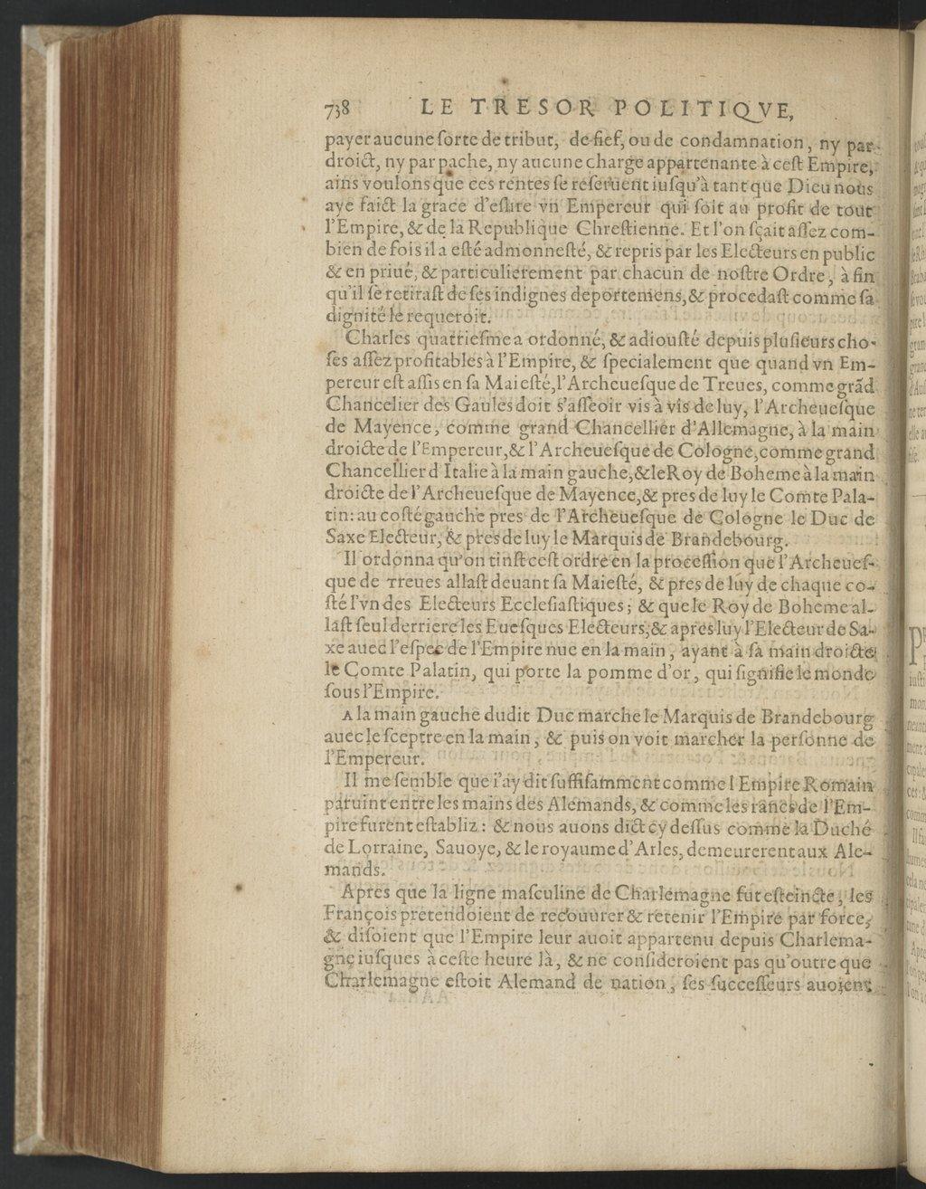 1608 - Nicolas Du Fossé - Trésor politique - BnF Tolbiac