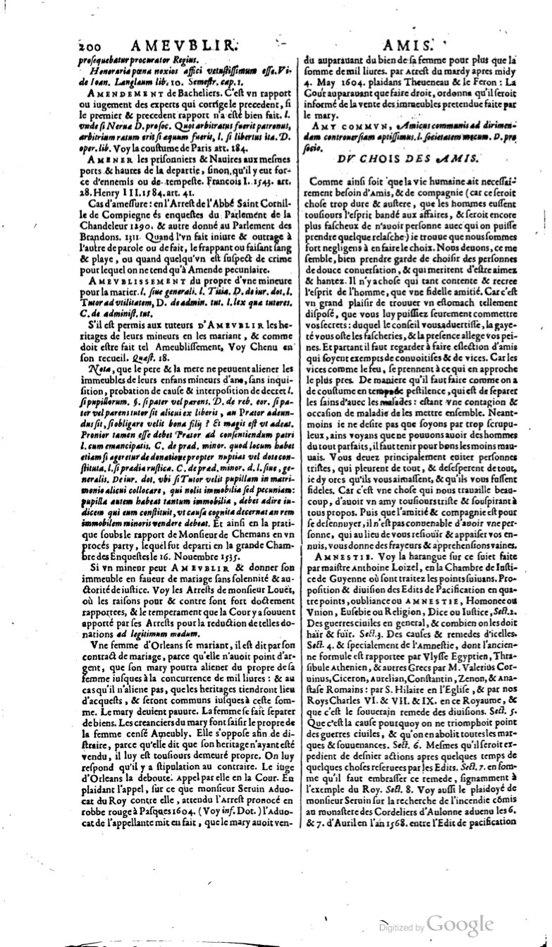 1629 - Veuve Nicolas Buon - Trésor du droit français (29620 T. 1) - BM Lyon