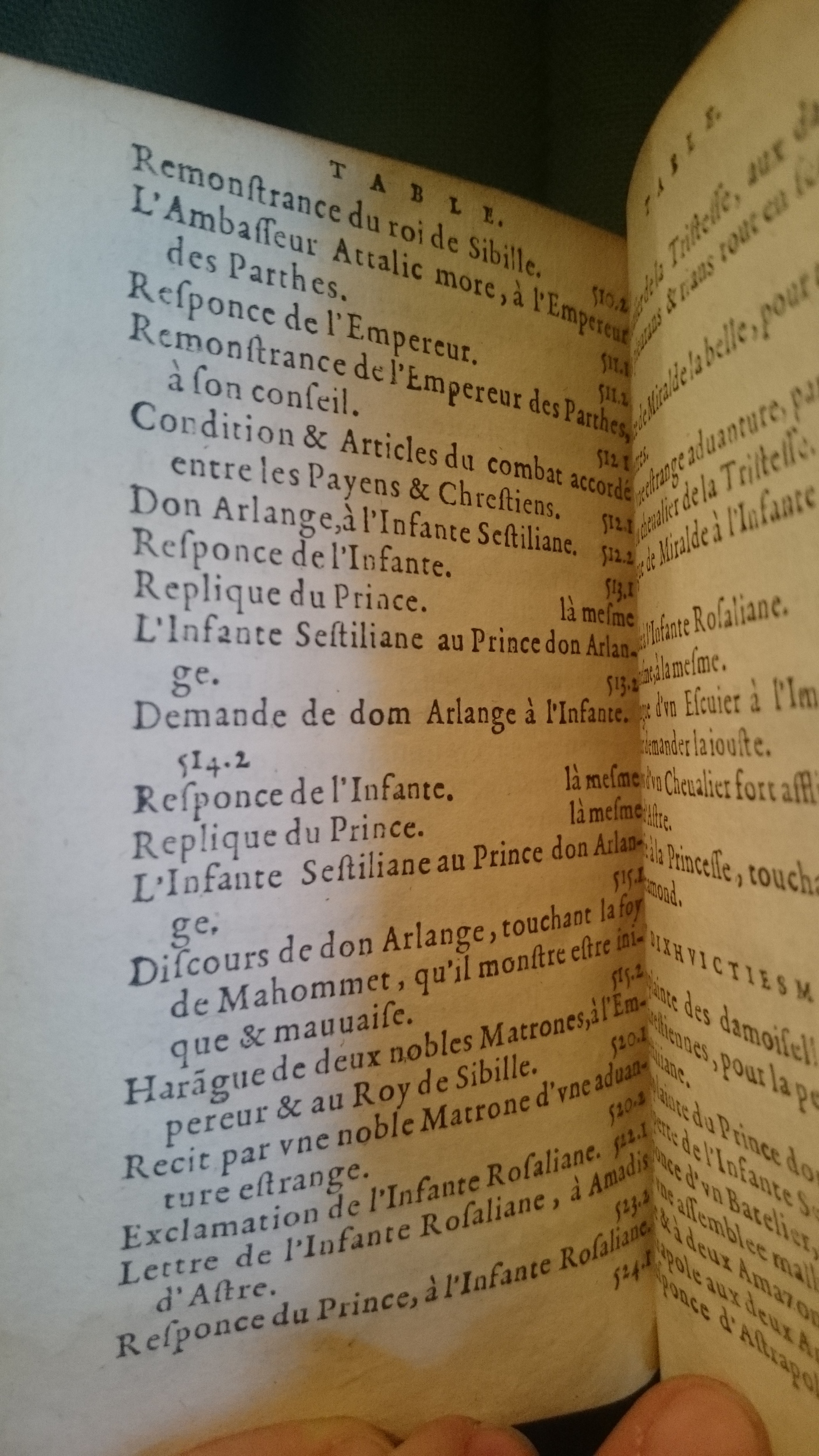 1582 - Jean Huguetan - Trésor des Amadis - BnF Arsenal