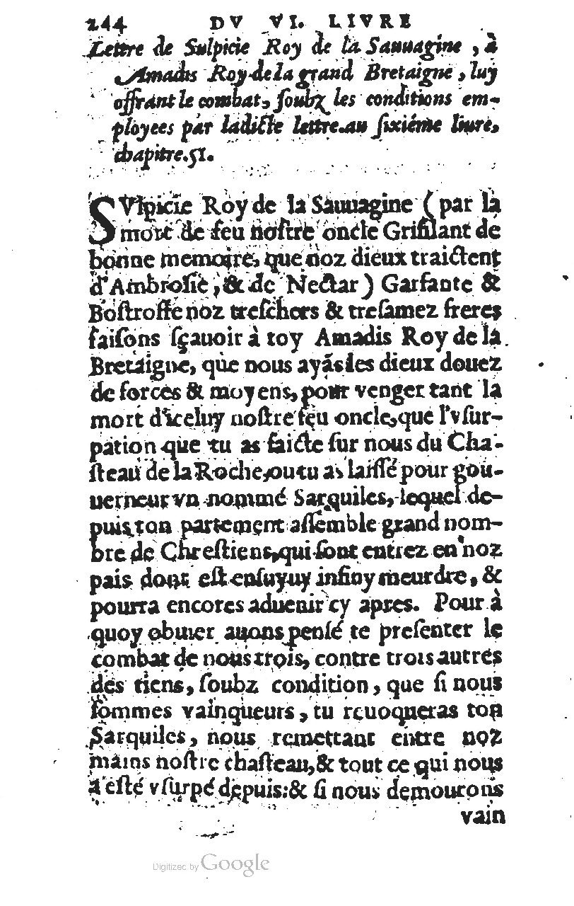 1567 - Jean Pygot - Trésor des Amadis - BM Lyon 1567 - Jean Pygot - Trésor des Amadis - BM Lyon