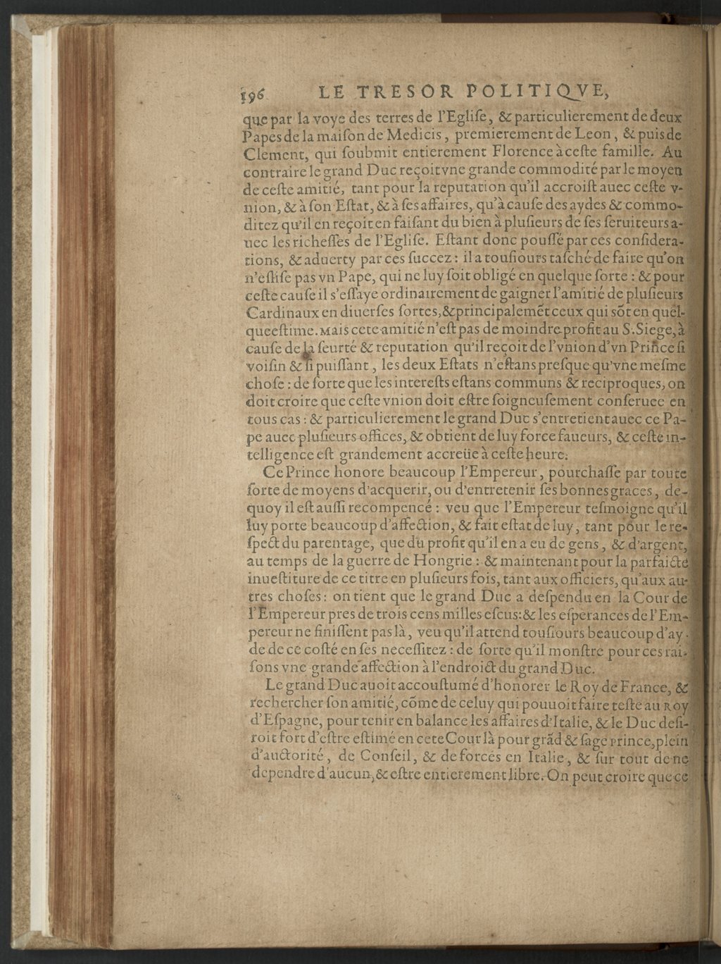 1608 - Nicolas Du Fossé - Trésor politique - BnF Tolbiac