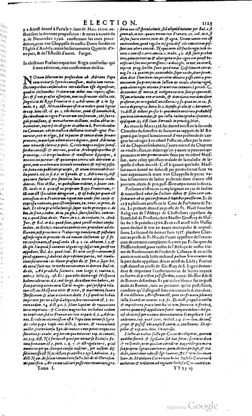 1629 - Veuve Nicolas Buon - Trésor du droit français (29620 T. 1) - BM Lyon