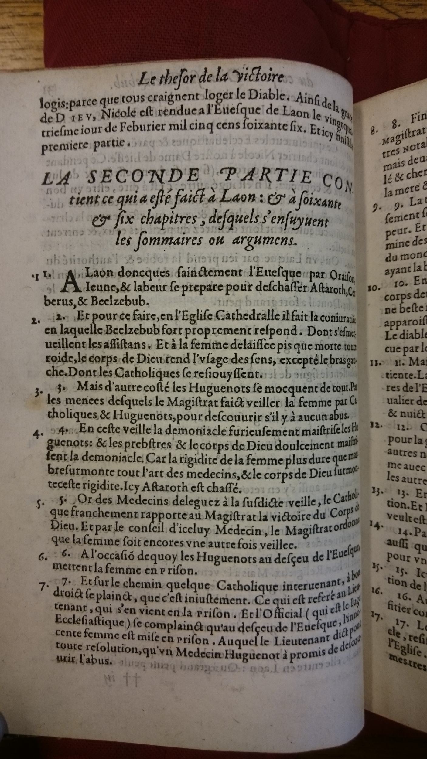 1578 - Nicolas Chesneau - Trésor et entière histoire de la triomphante victoire du corps de Dieu sur l’esprit malin - BM Lyon 1578 - Nicolas Chesneau - Trésor et entière histoire de la triomphante victoire du corps de Dieu sur l’esprit malin - BM Lyon