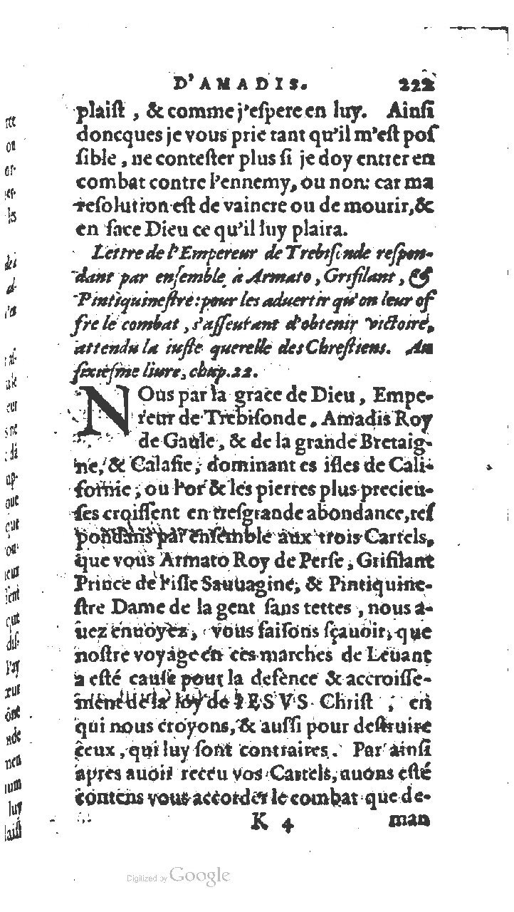 1572 - Jan van Waesberghe - Trésor des Amadis - BNC Rome