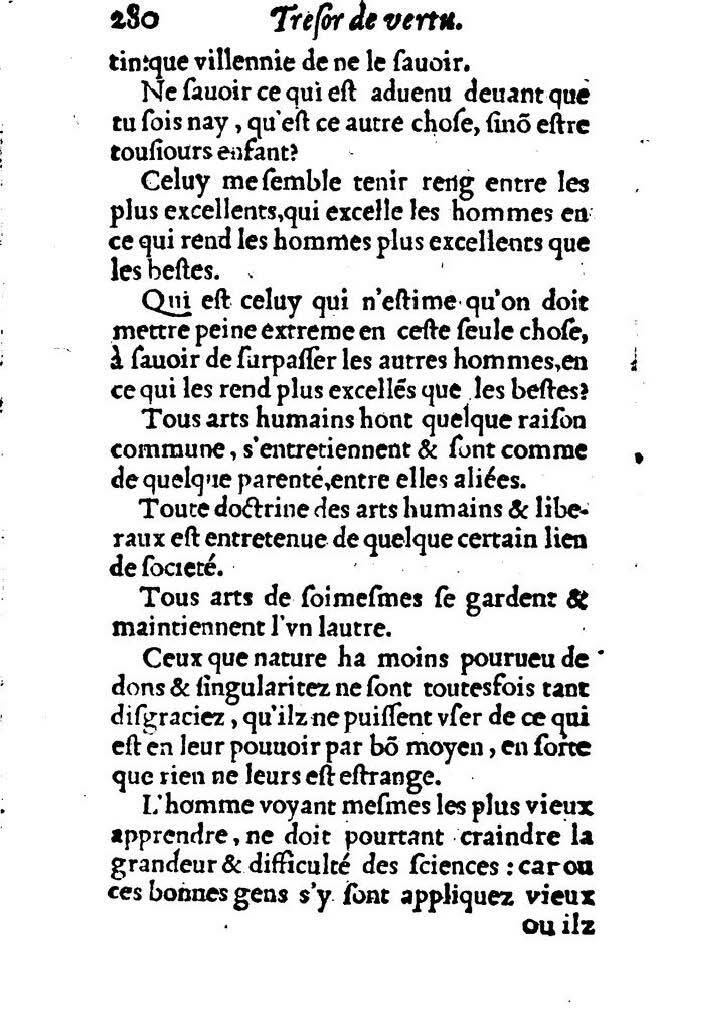 1558 - Nicolas Perrineau et Jean Temporal - Trésor de vertu - BM Lyon 1558 - Nicolas Perrineau et Jean Temporal - Trésor de vertu - BM Lyon