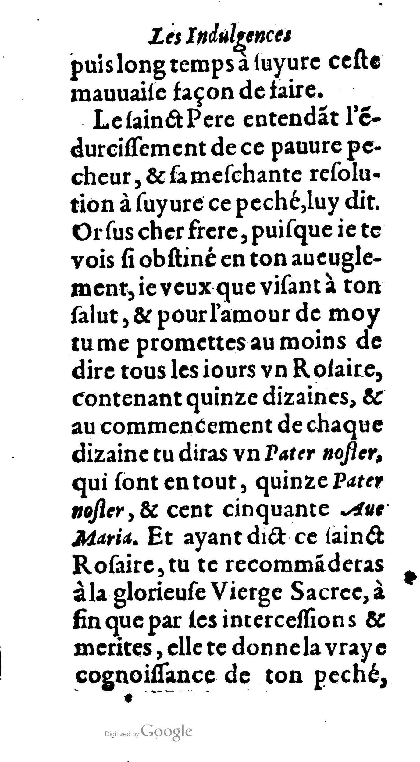 1604 - Jean Le Bouc - Trésor des indulgences du Saint Rosaire - BM Lyon 1604 - Jean Le Bouc - Trésor des indulgences du Saint Rosaire - BM Lyon