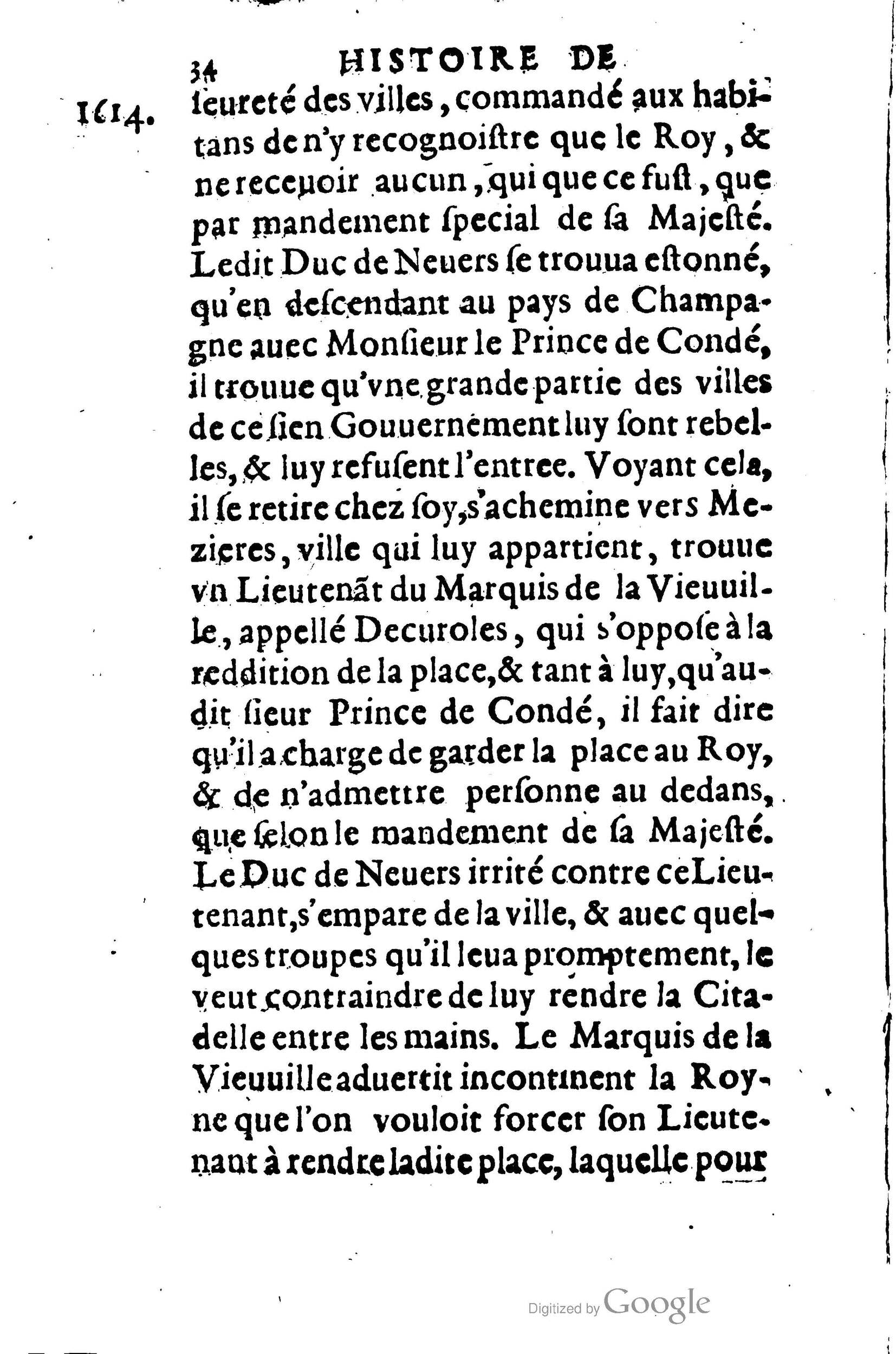 1623 - Joseph Bouillerot - Trésor de l’histoire générale de notre temps - BM Lyon