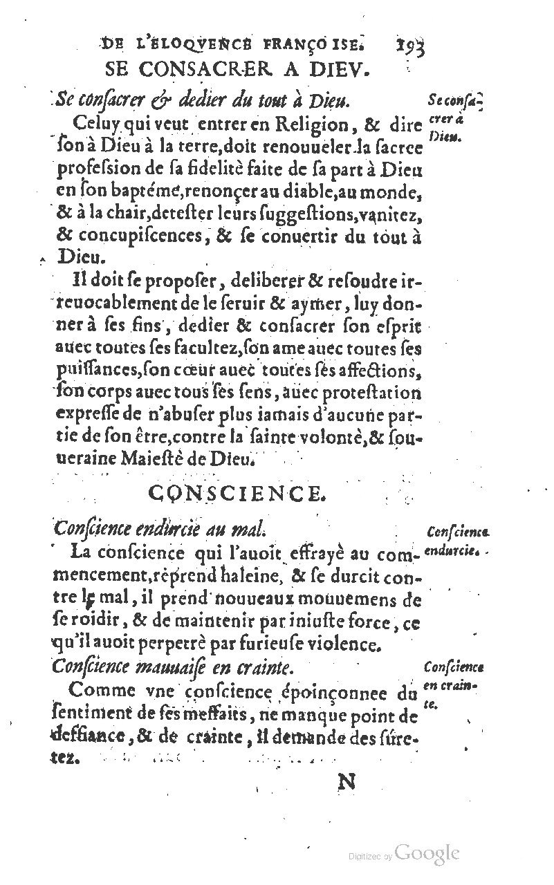 1610 - Louis Coste - Trésor de l’éloquence française (Seconde partie) - BM Lyon