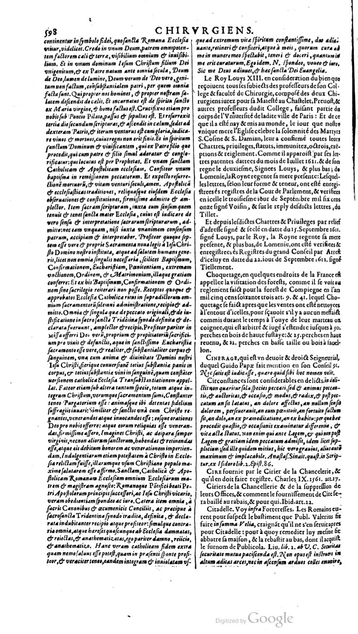 1629 - Veuve Nicolas Buon - Trésor du droit français (21754 T. 1) - BM Lyon