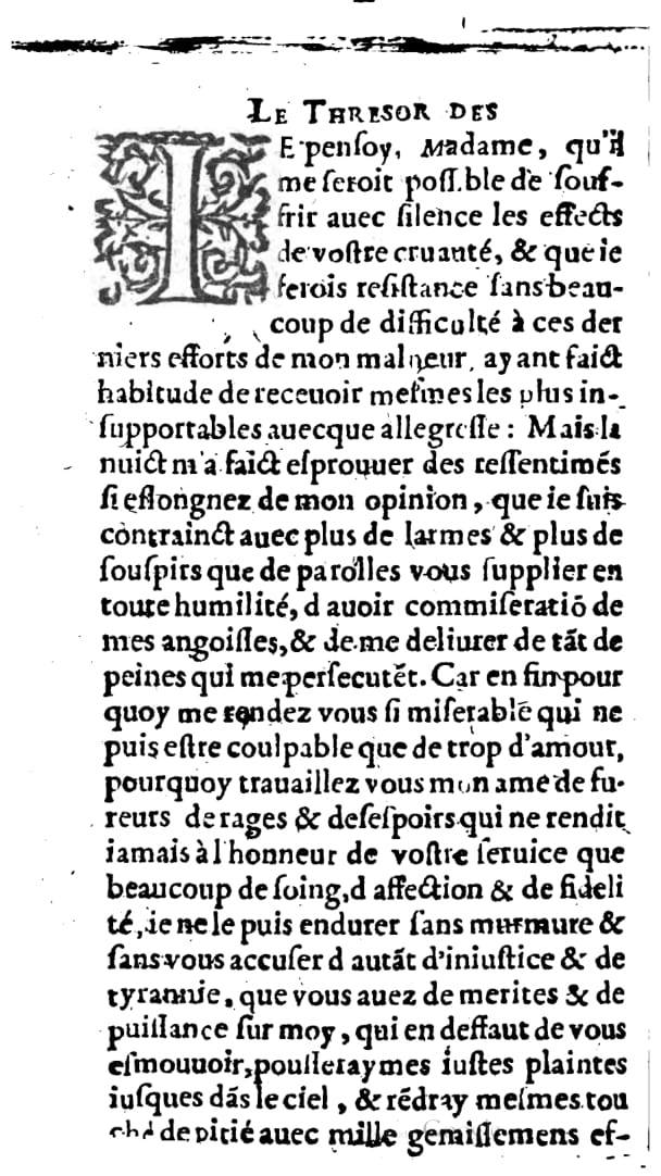 1624 - Nicolas Oudot - Trésor des lettres douces et amoureuses - BNC Florence 1624 - Nicolas Oudot - Trésor des lettres douces et amoureuses - BNC Florence