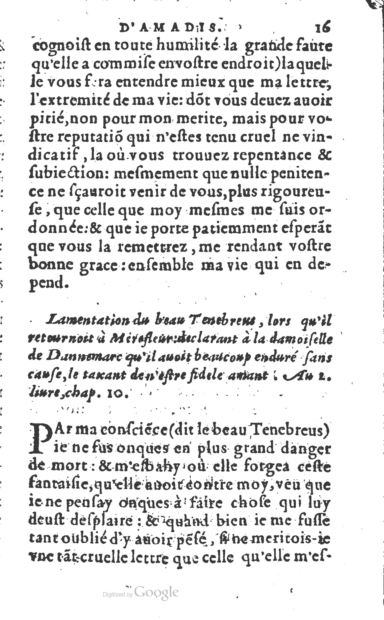 1567 - Robert Le Mangnier - Trésor des Amadis - British Library