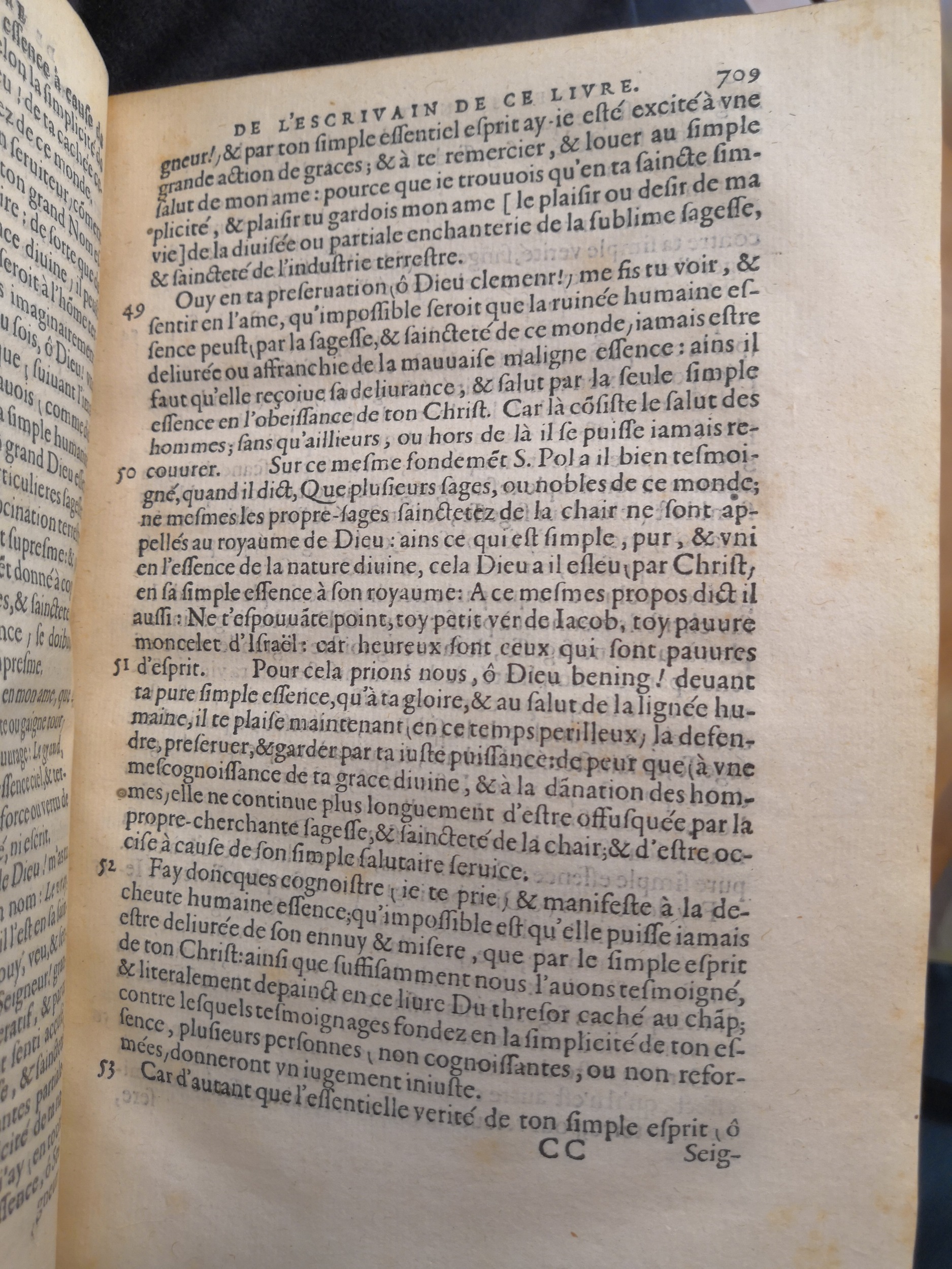 1581c. - Christophe Plantin - Le Livre des témoignages du Trésor caché au champ (Livres 2, 4, 6 et 7) - Anvers Musée Plantin Moretus