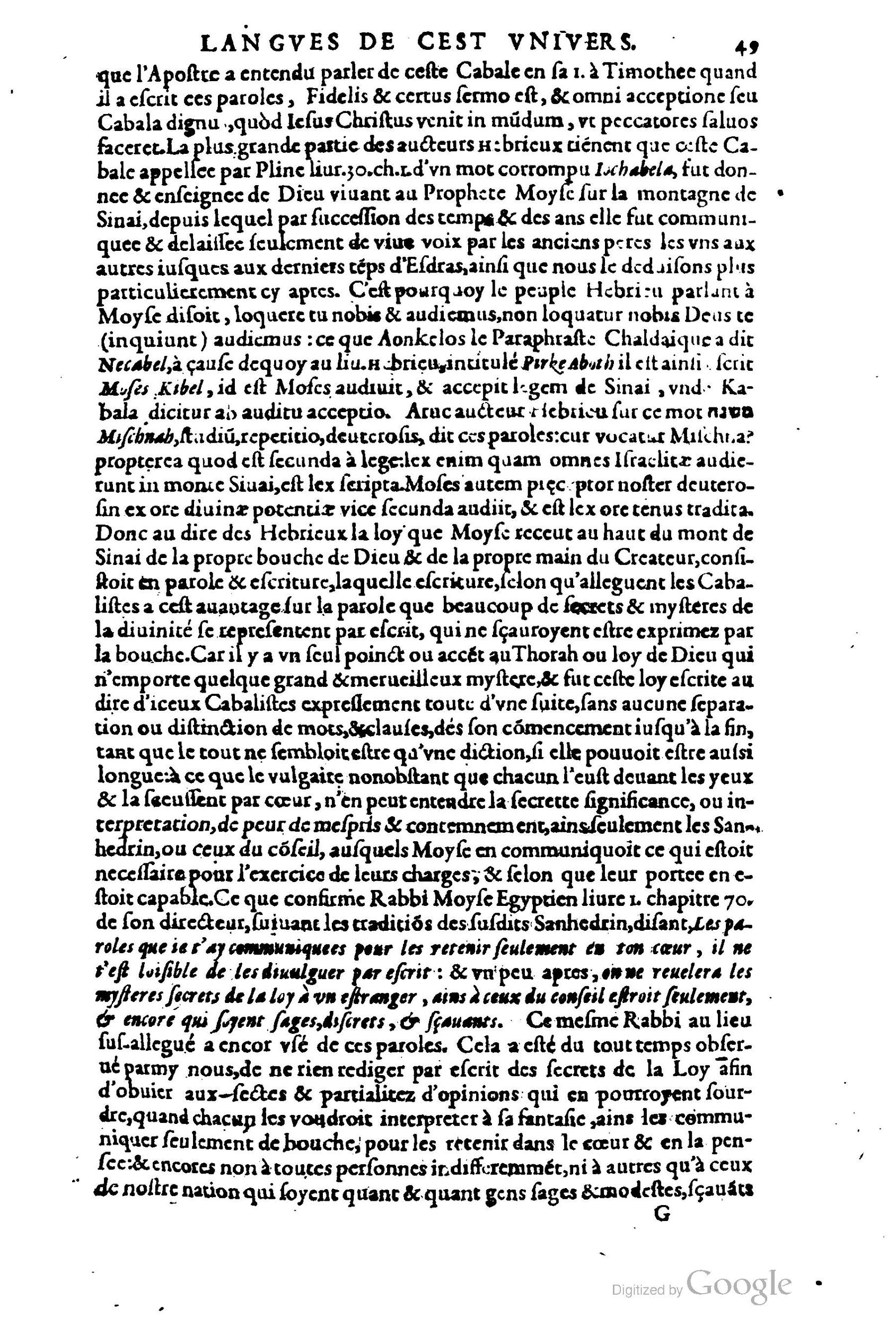 1619 - SHC - Trésor de l’histoire des langues de cet univers - BCU Lausanne