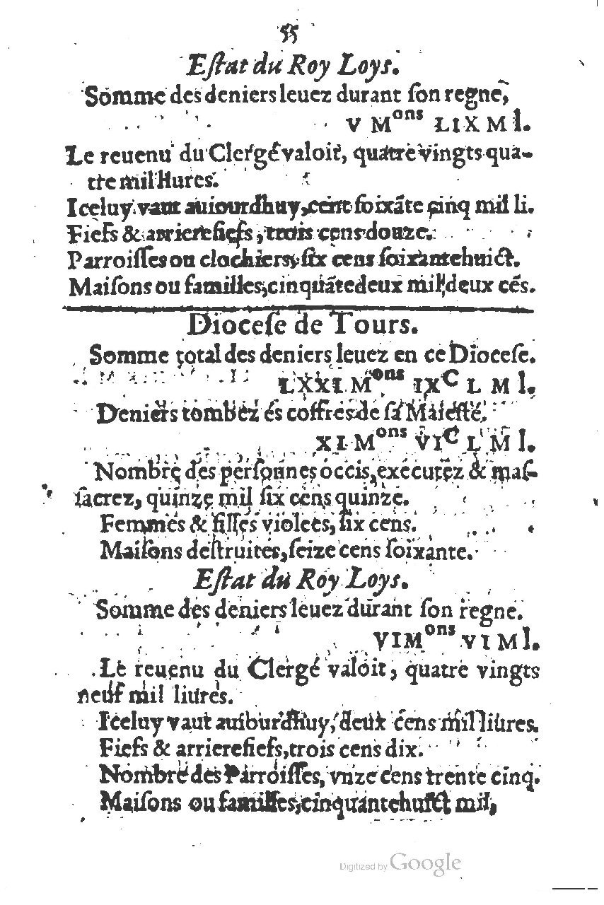 1581 - s.n. - Secret des trésors de France (Livre II) - BSB Munich