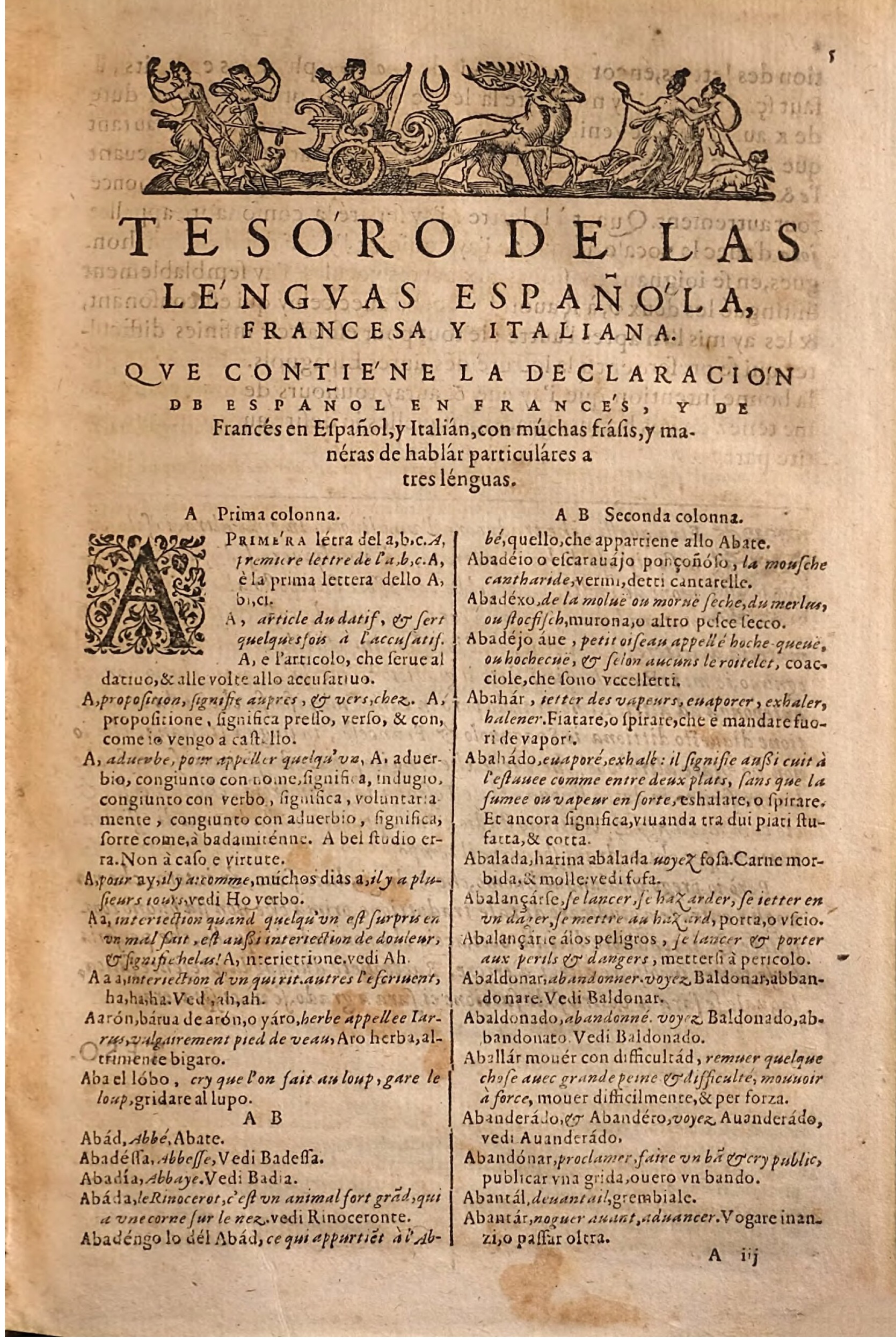 1627 - Jacques Crespin - Trésor des trois langues - Regensburg