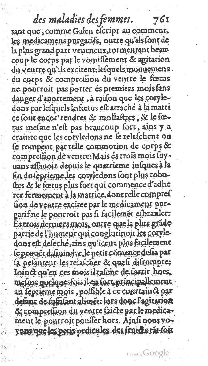 1585 - Jacques du Puis - Trésor des remèdes secrets pour les maladies des femmes - BnF