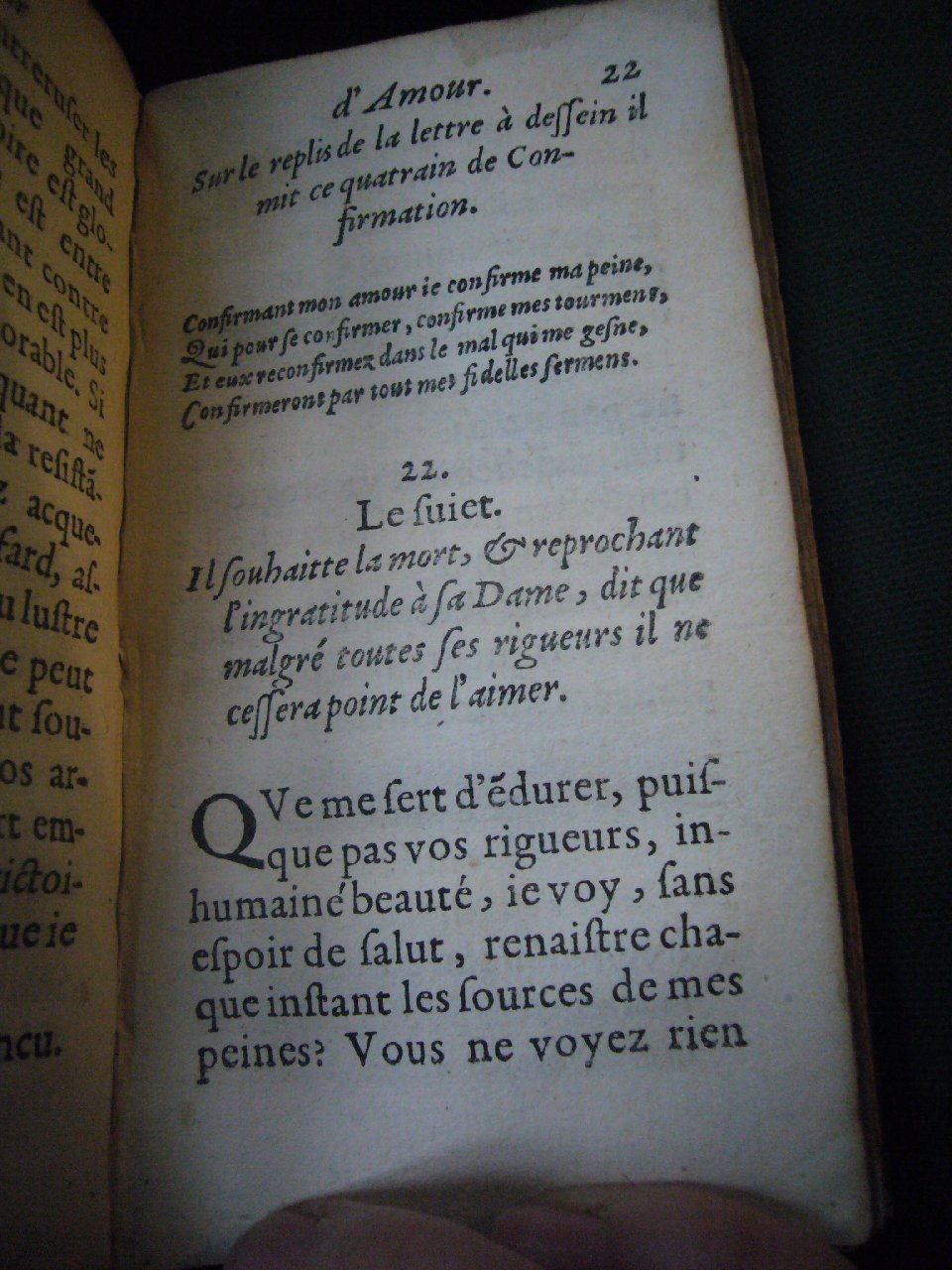 1597 - Matthieu Guillemot - Trésor d’amour - BnF Arsenal