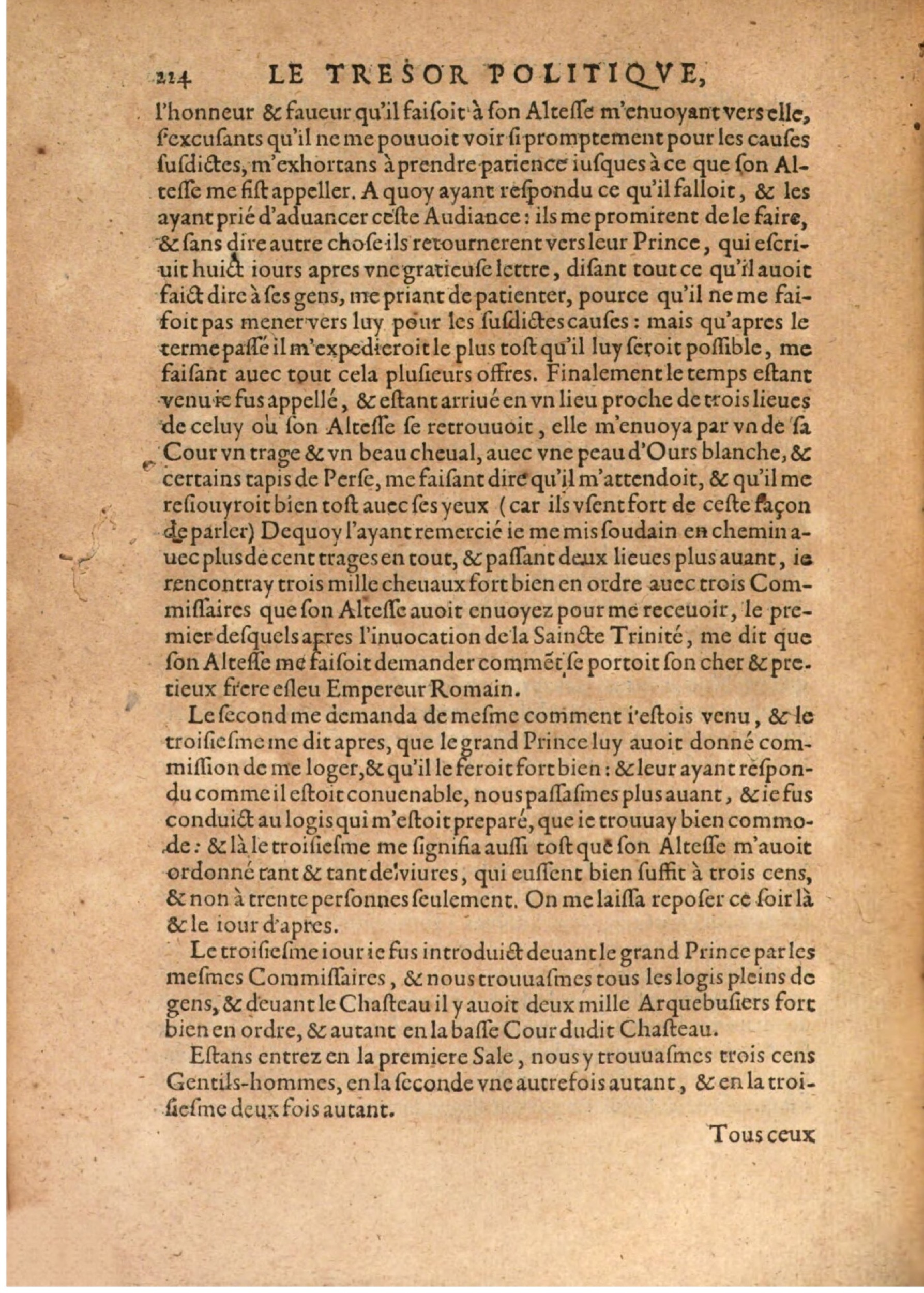1608 - Nicolas Du Fossé - Trésor politique - BSB Munich