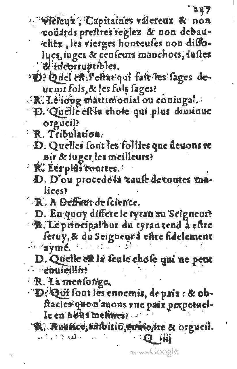 1581 - Nicolas Bonfons  - Trésor des sentences dorées - Princeton