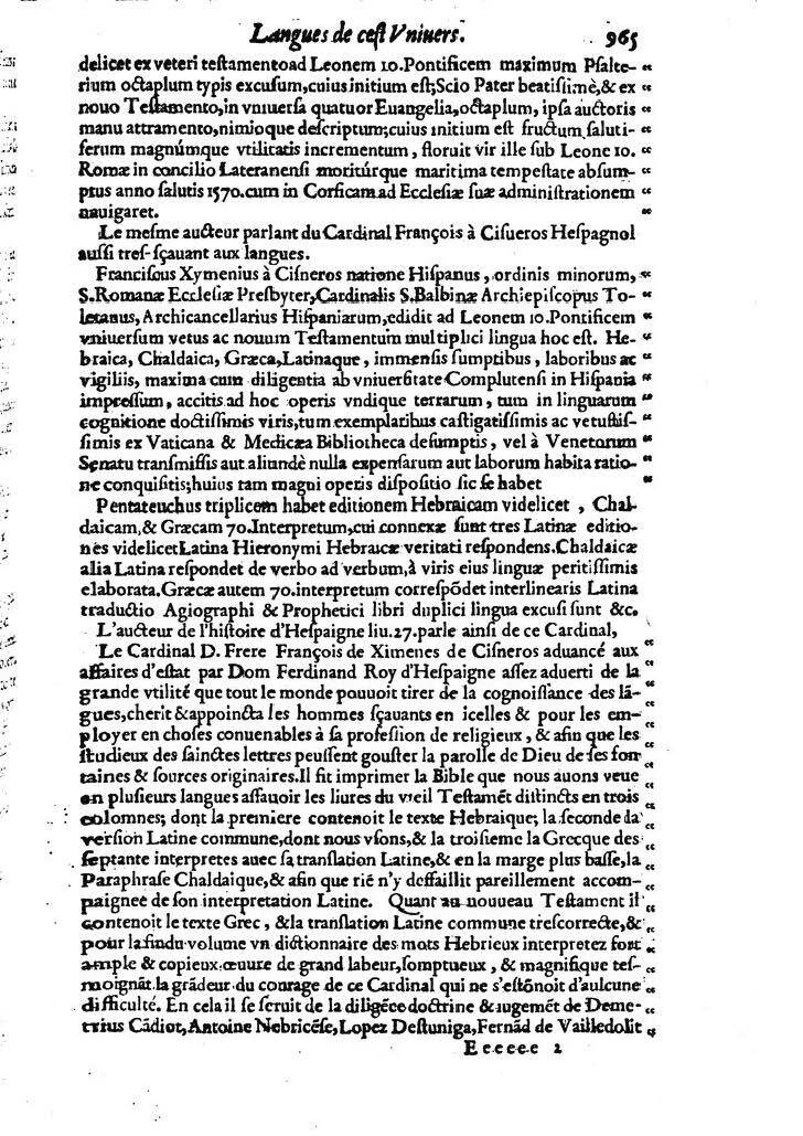 1613 - Matthieu Berjon - Trésor de l’histoire des langues de cet univers - BM Lyon