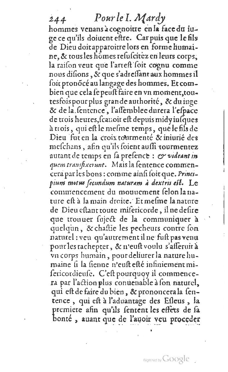 1607 - Nicolas Du Fossé - Trésor quadragésimal - T 01 - BM Lyon